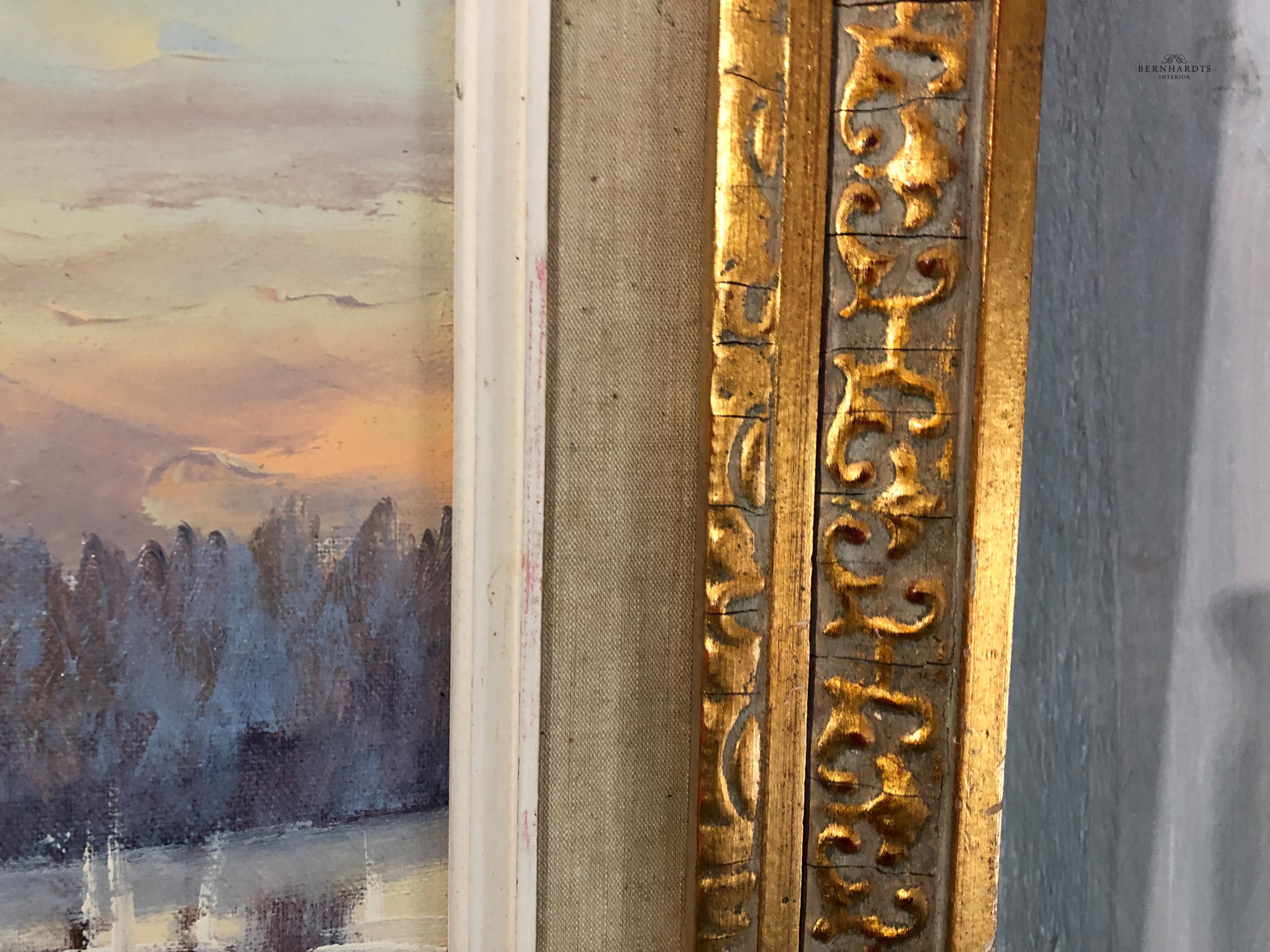 Ölgemälde Wintermotiv – Bild 5