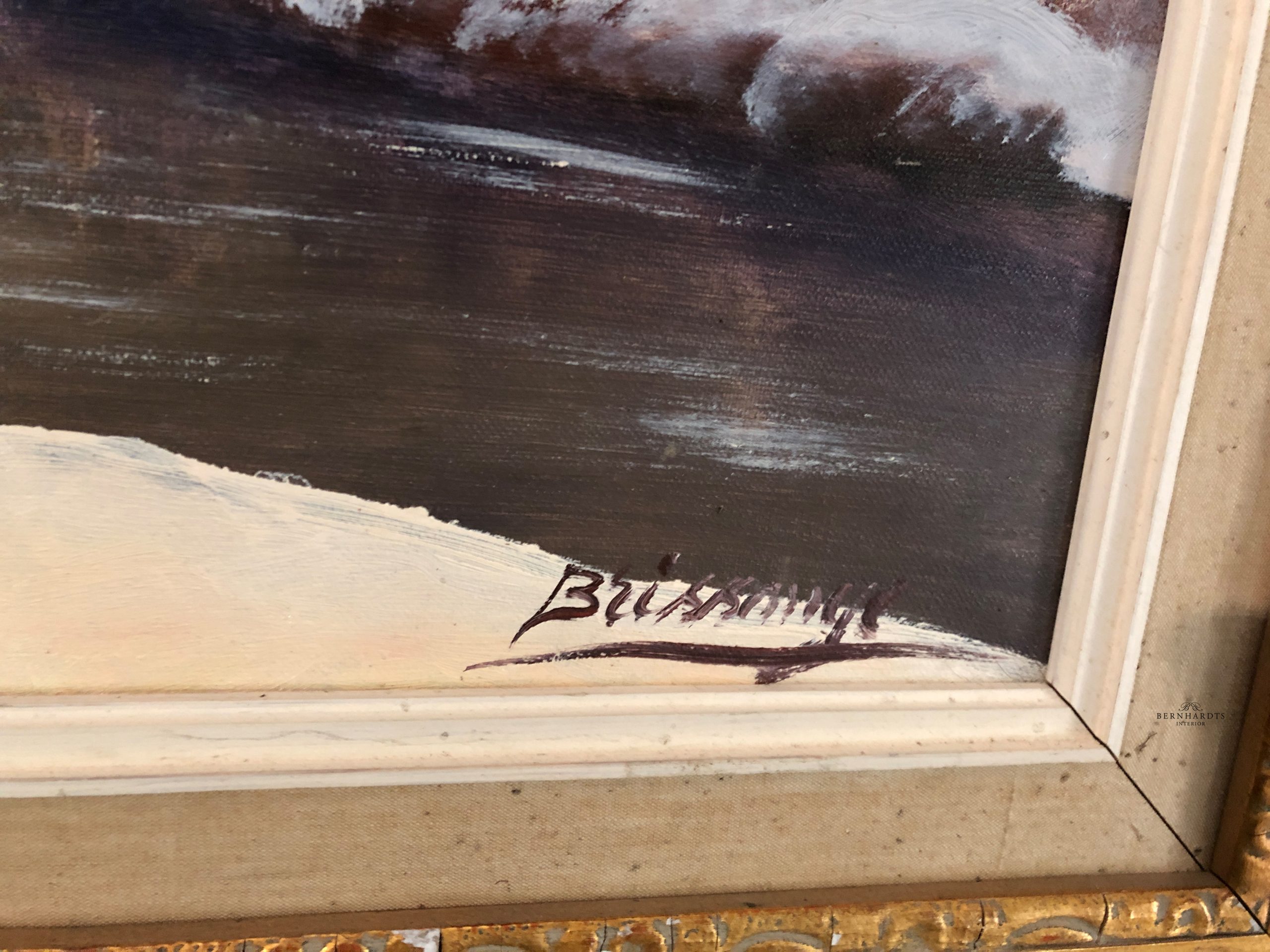 Ölgemälde Wintermotiv – Bild 4