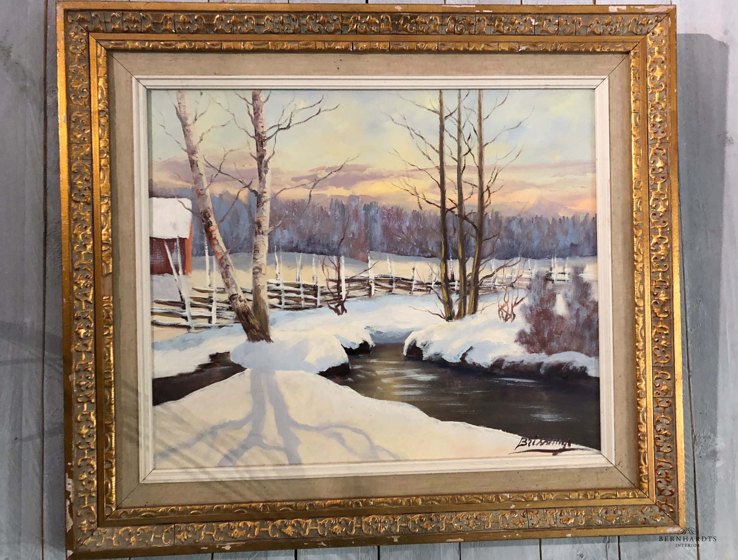 Bernhardts Interior-Ölgemälde
