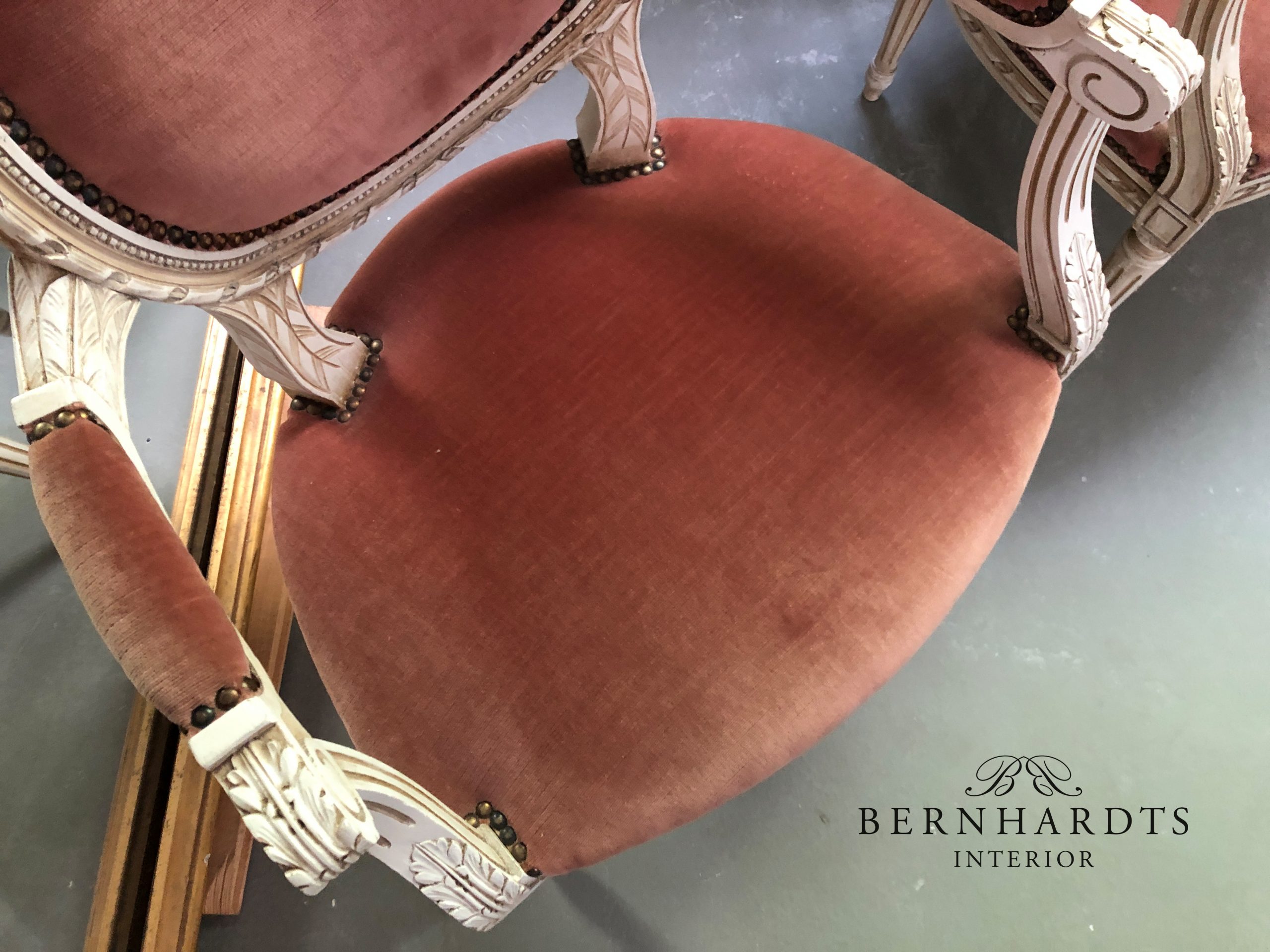 Salonstühle, Gustavian, Frankreich Bernhardts Interior