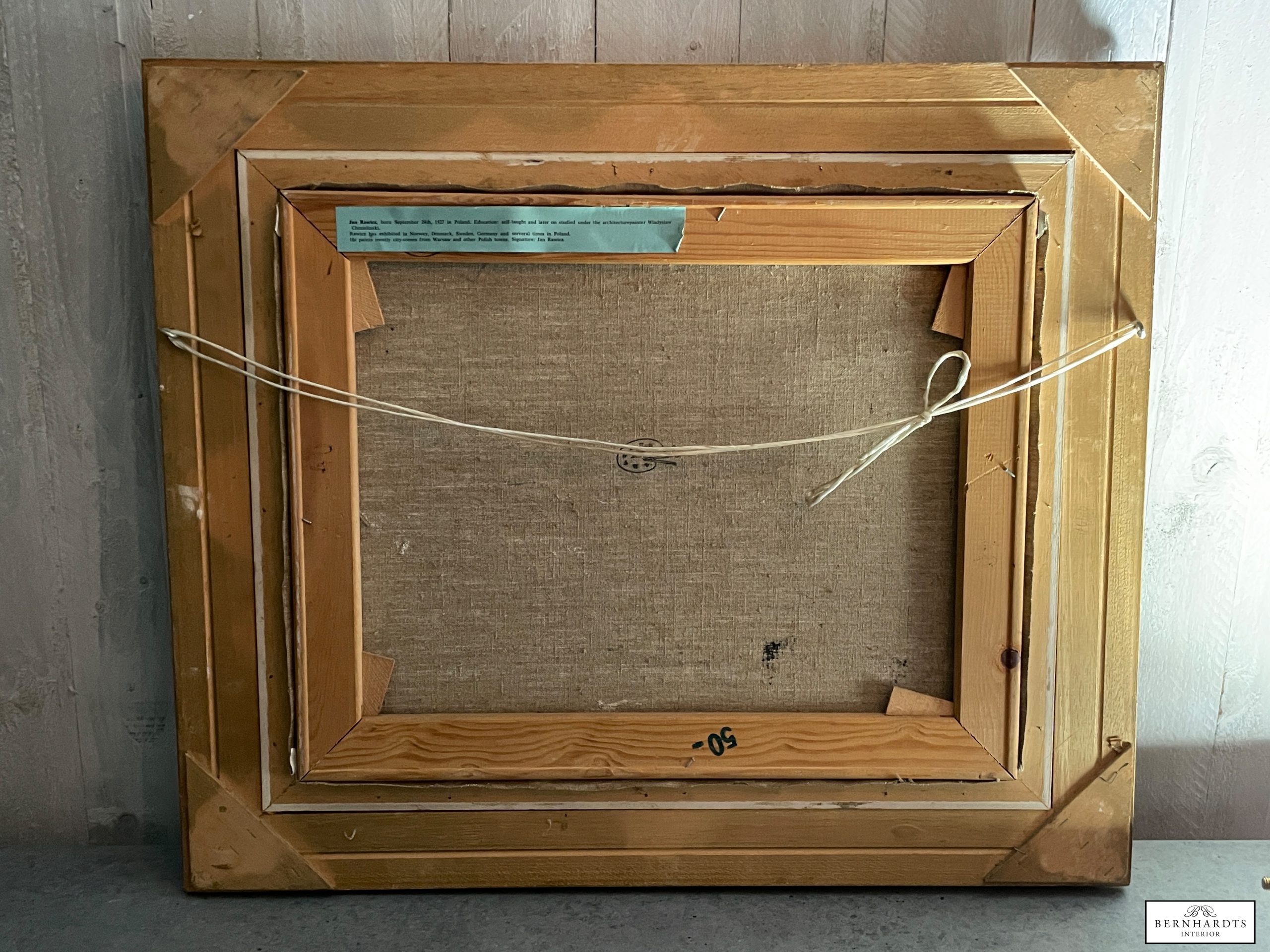 Gemälde Bernhardts Interior