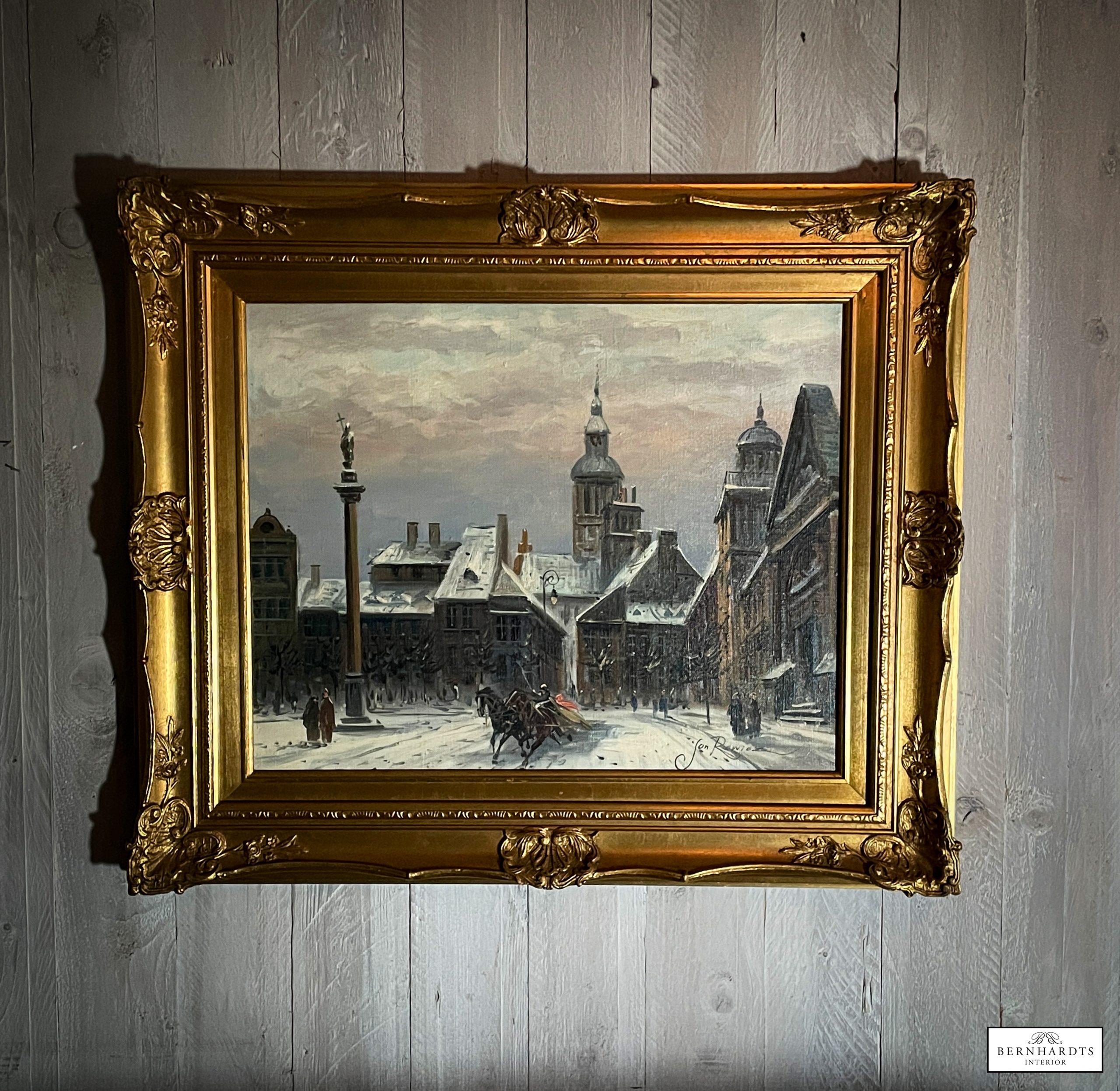 Gemälde Bernhardts Interior