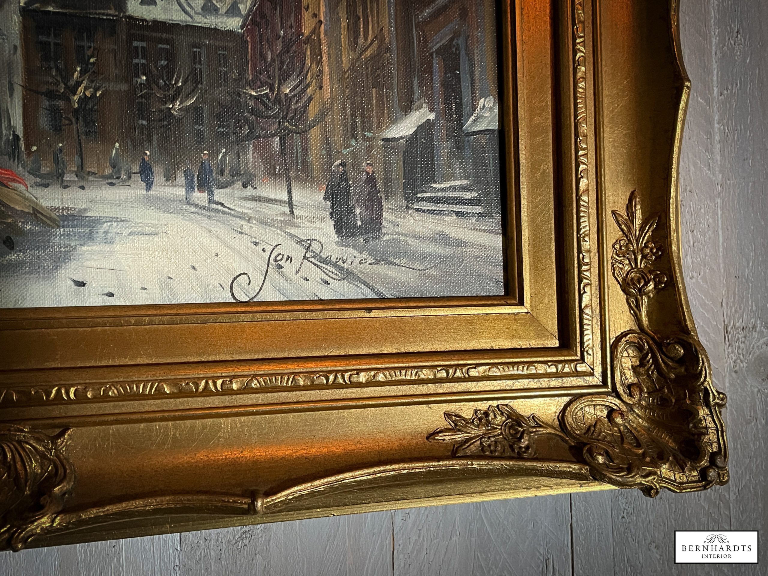 Gemälde Bernhardts Interior