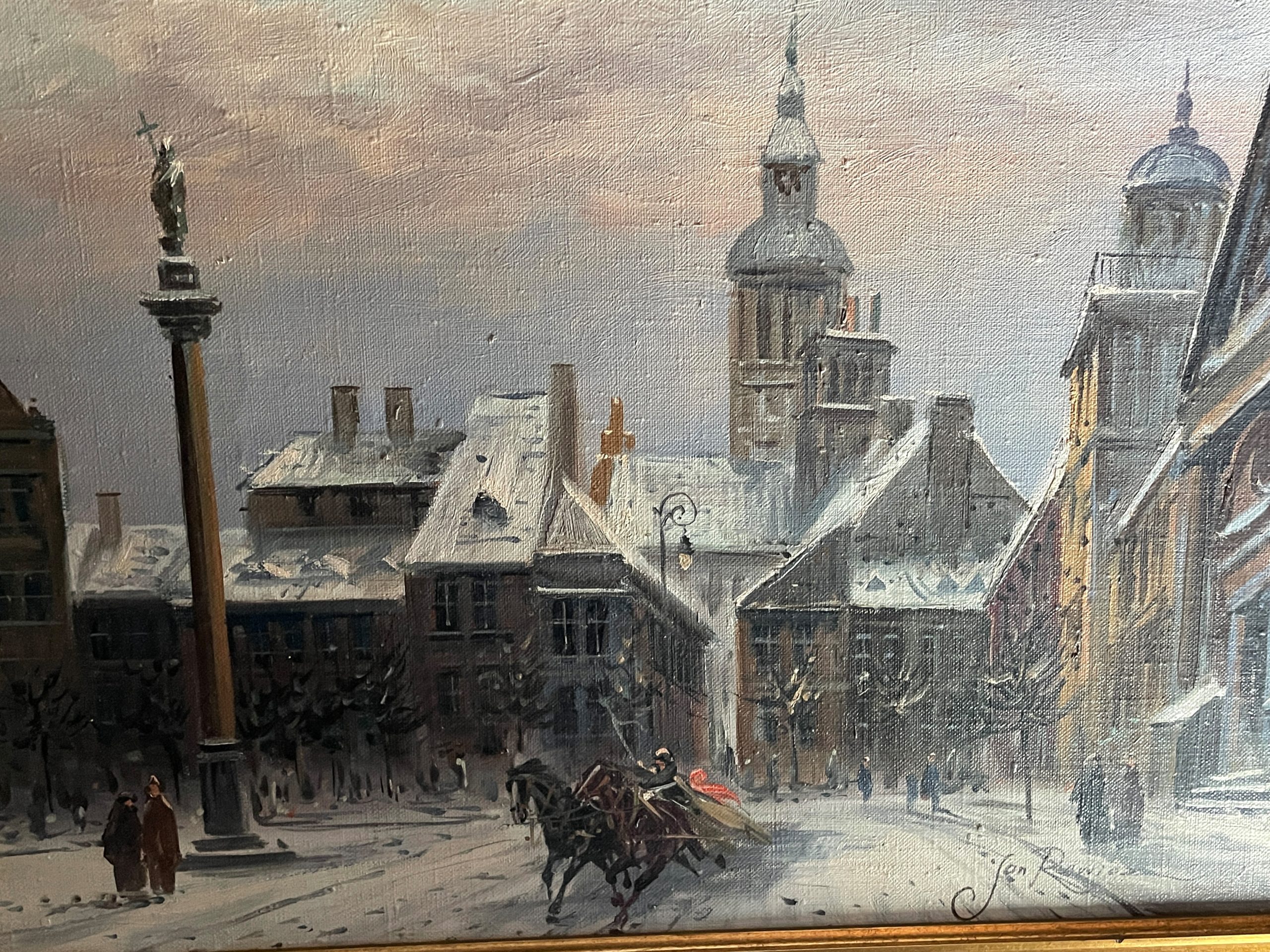 Gemälde Bernhardts Interior