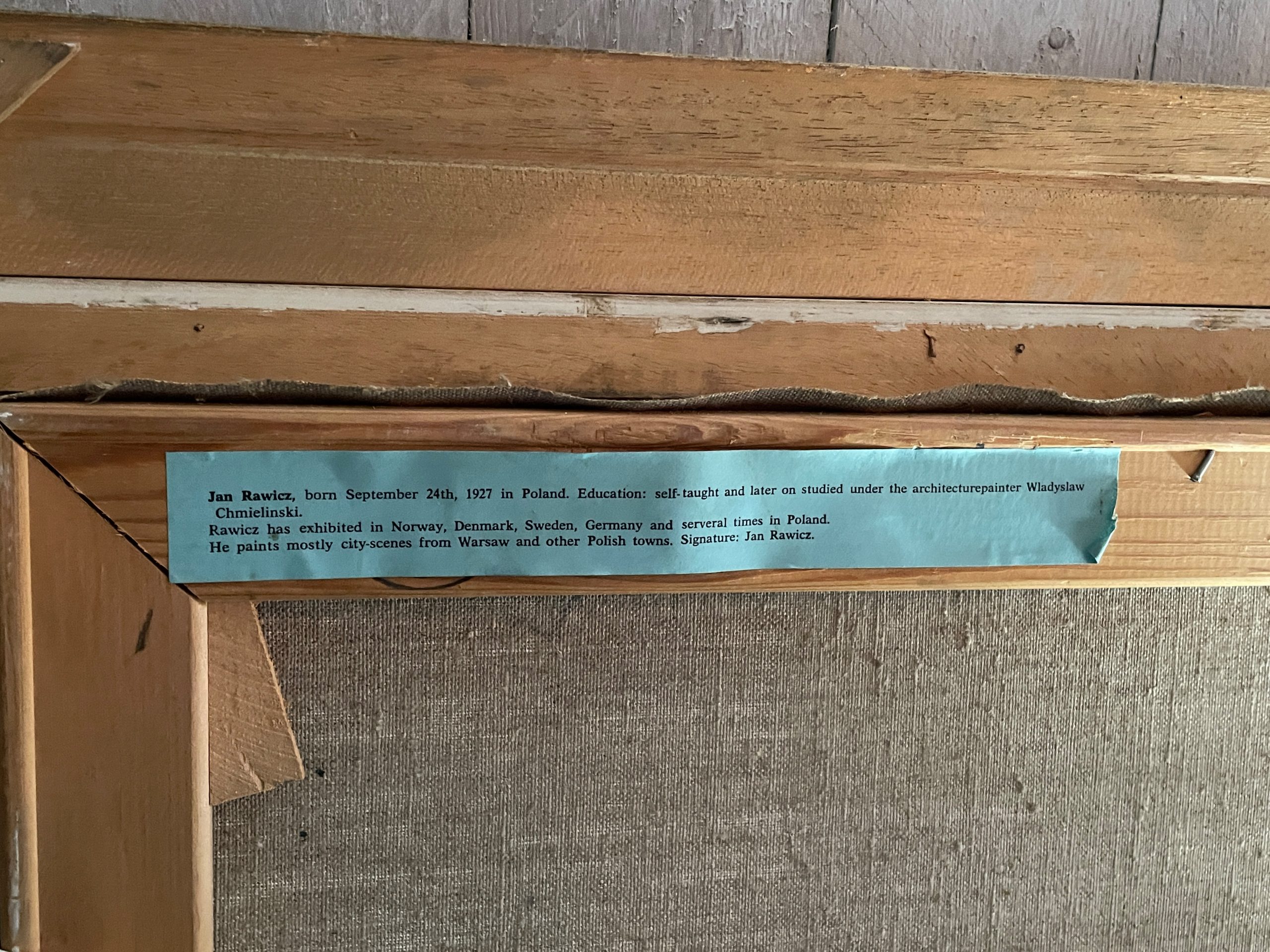 Gemälde Bernhardts Interior