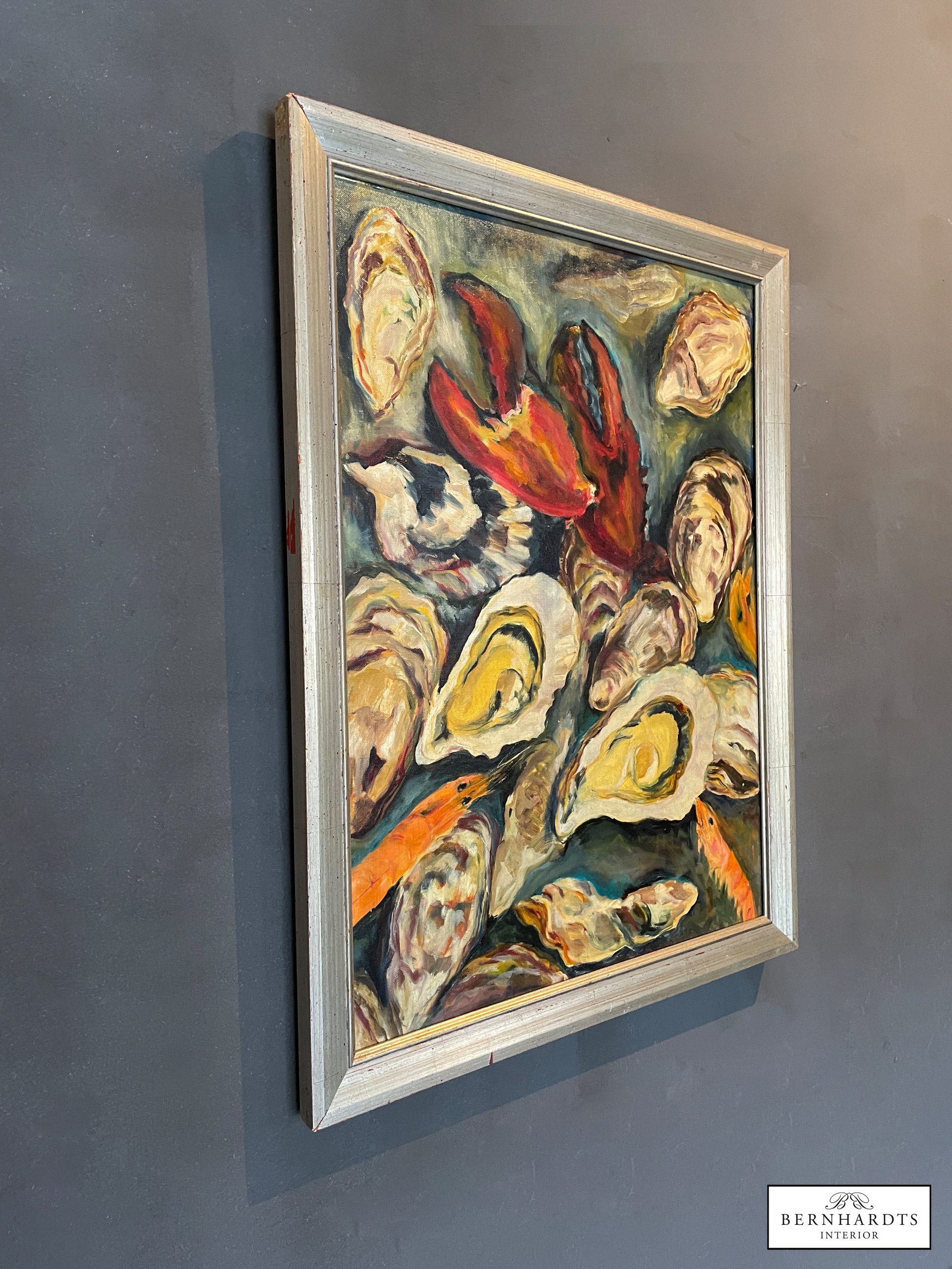 Ölbild Bernhardts Interior