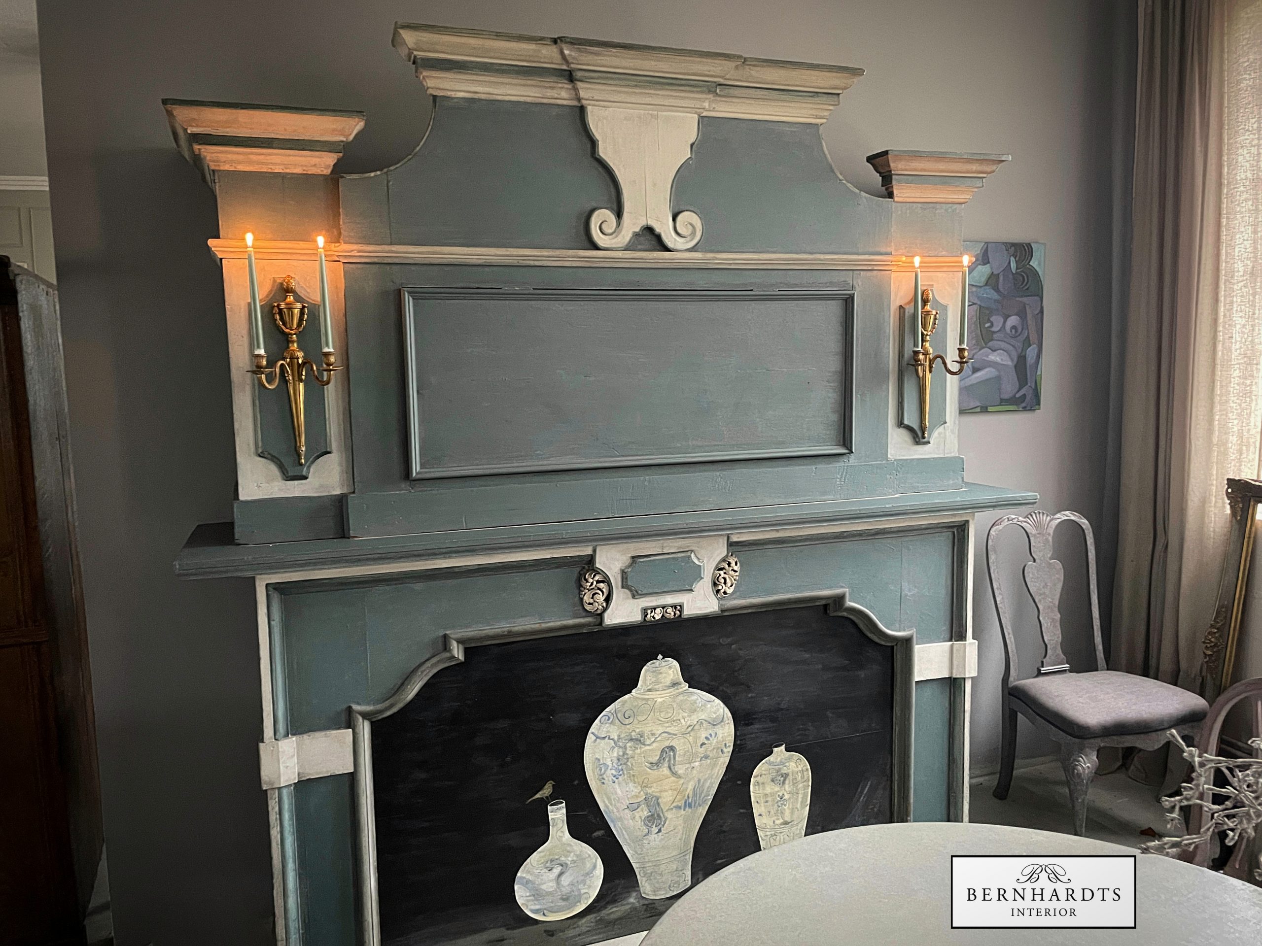 Gustavianischer Kaminnachbau_ Bernhardts Interior