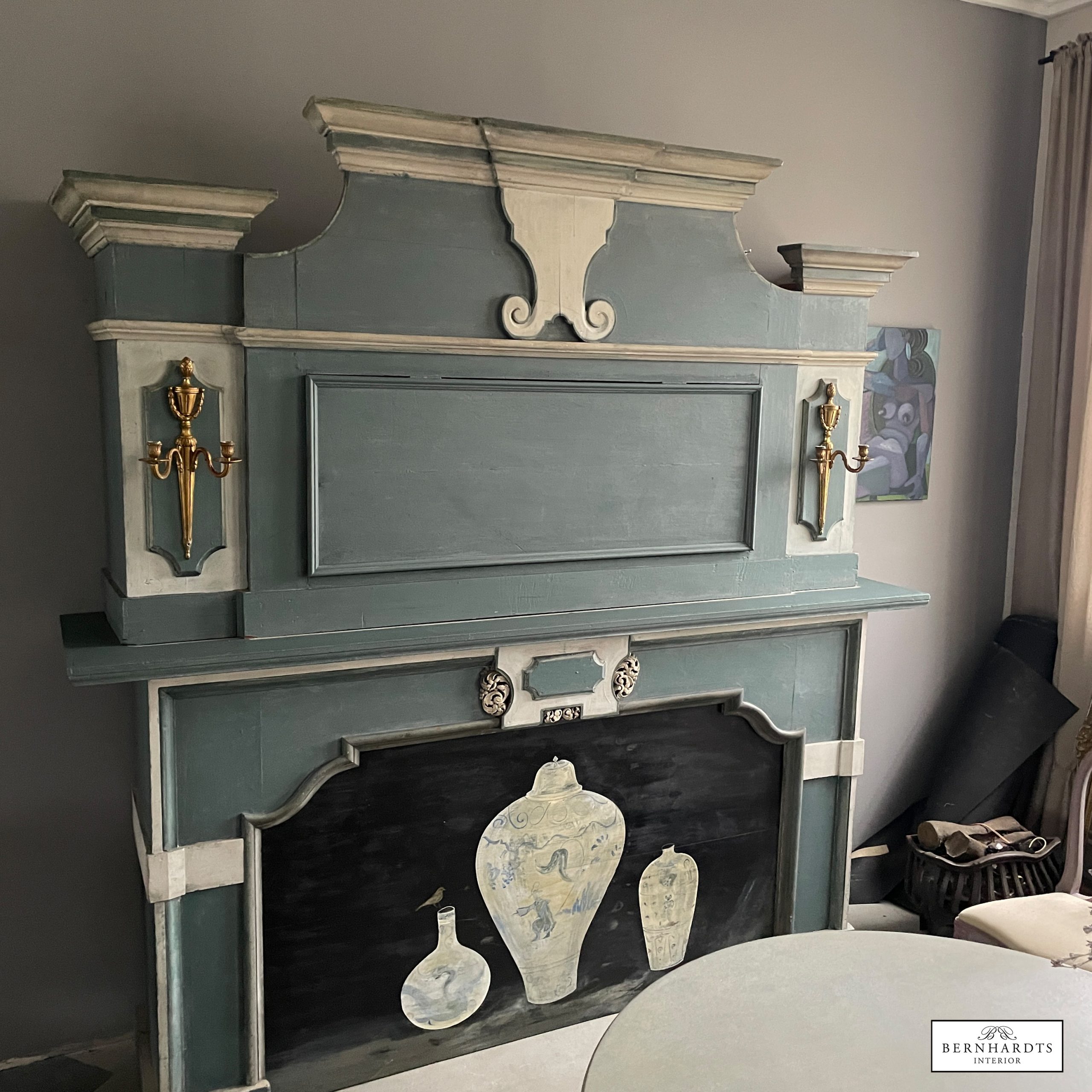 Gustavianischer Kaminnachbau_ Bernhardts Interior