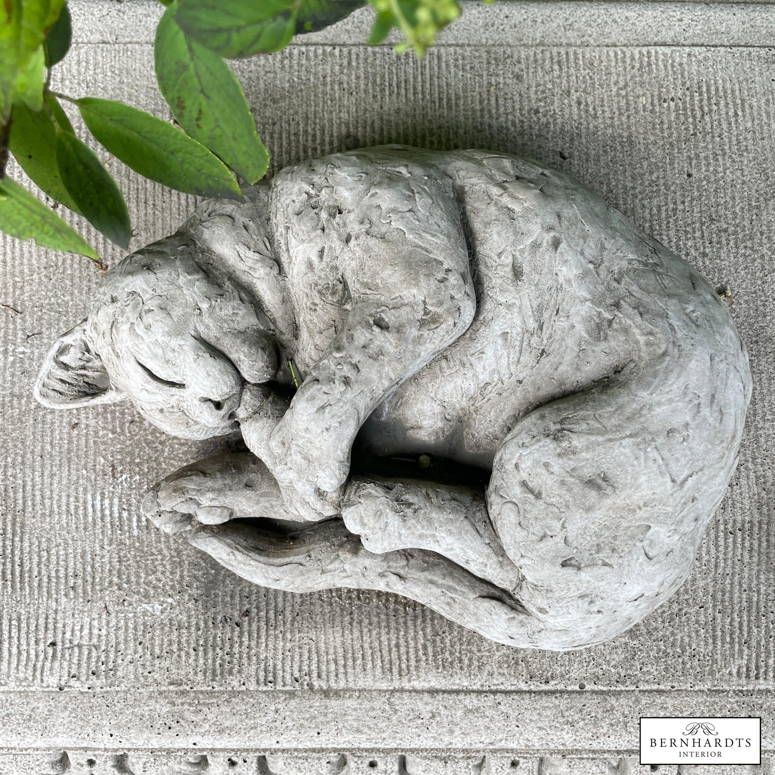 Antike Gartedekoration Katze_ Bernhardts Interior