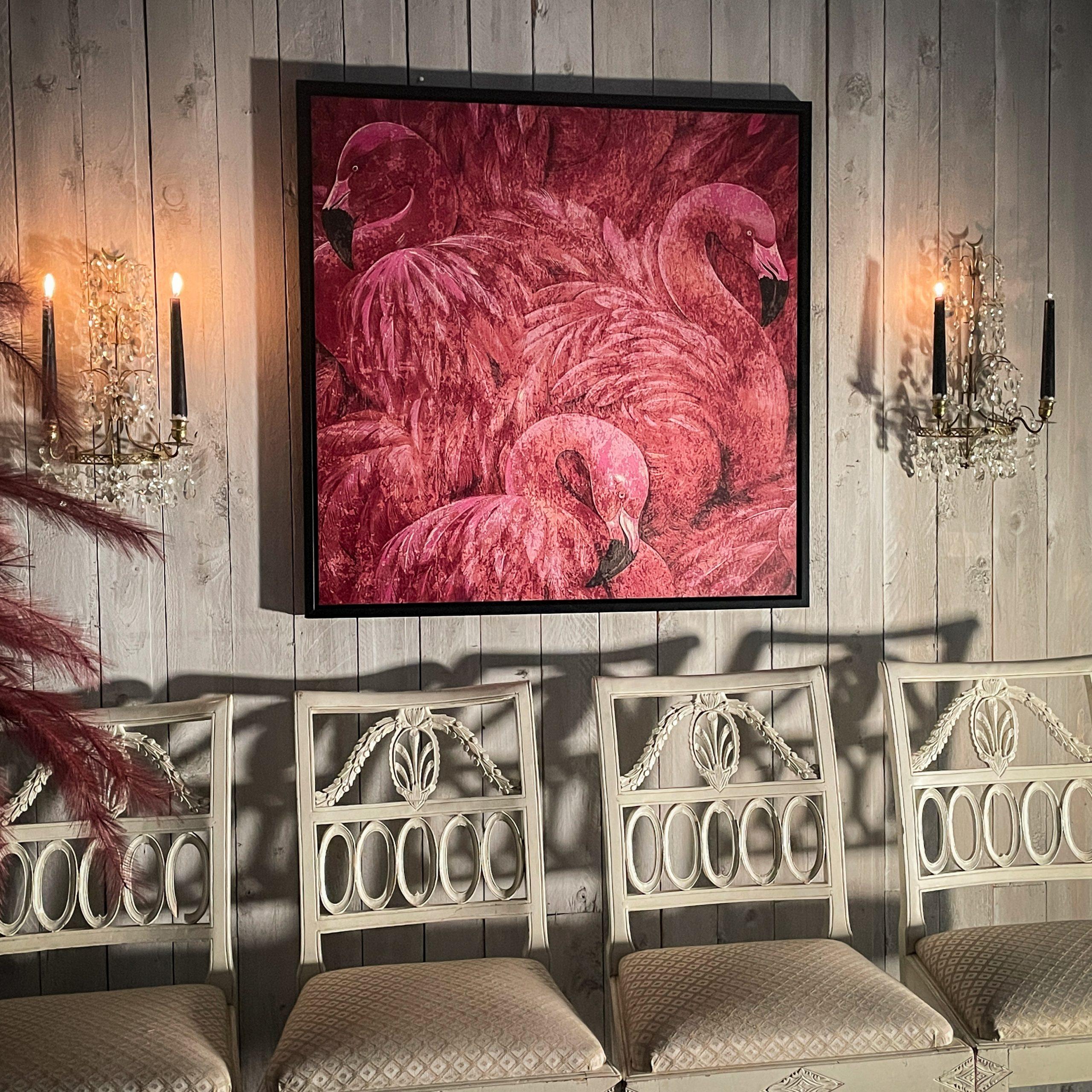 Flamingo in Fresco_ Bernhardts Interior