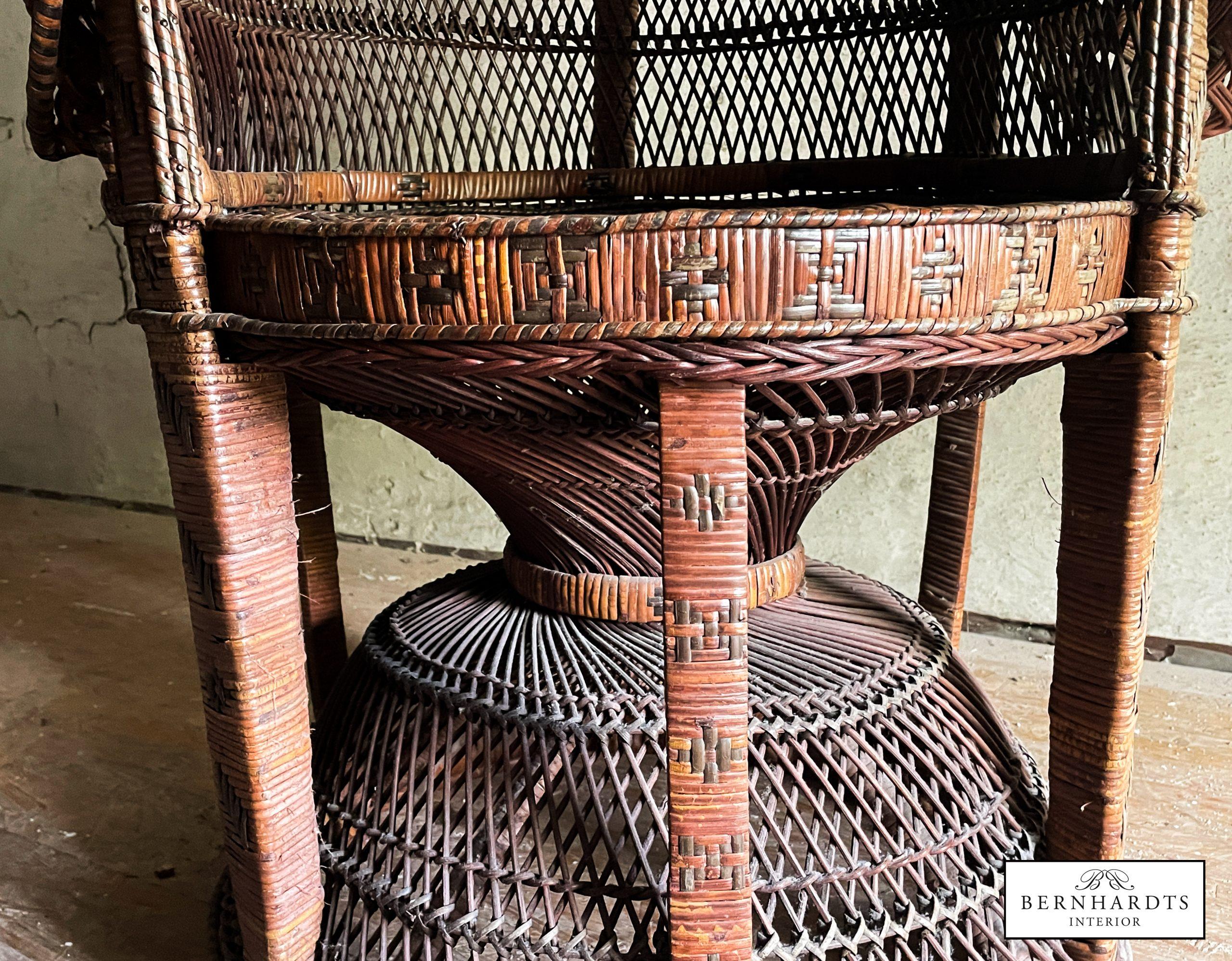 Pfauenthron, Rattansessel _Bernhardts Interior