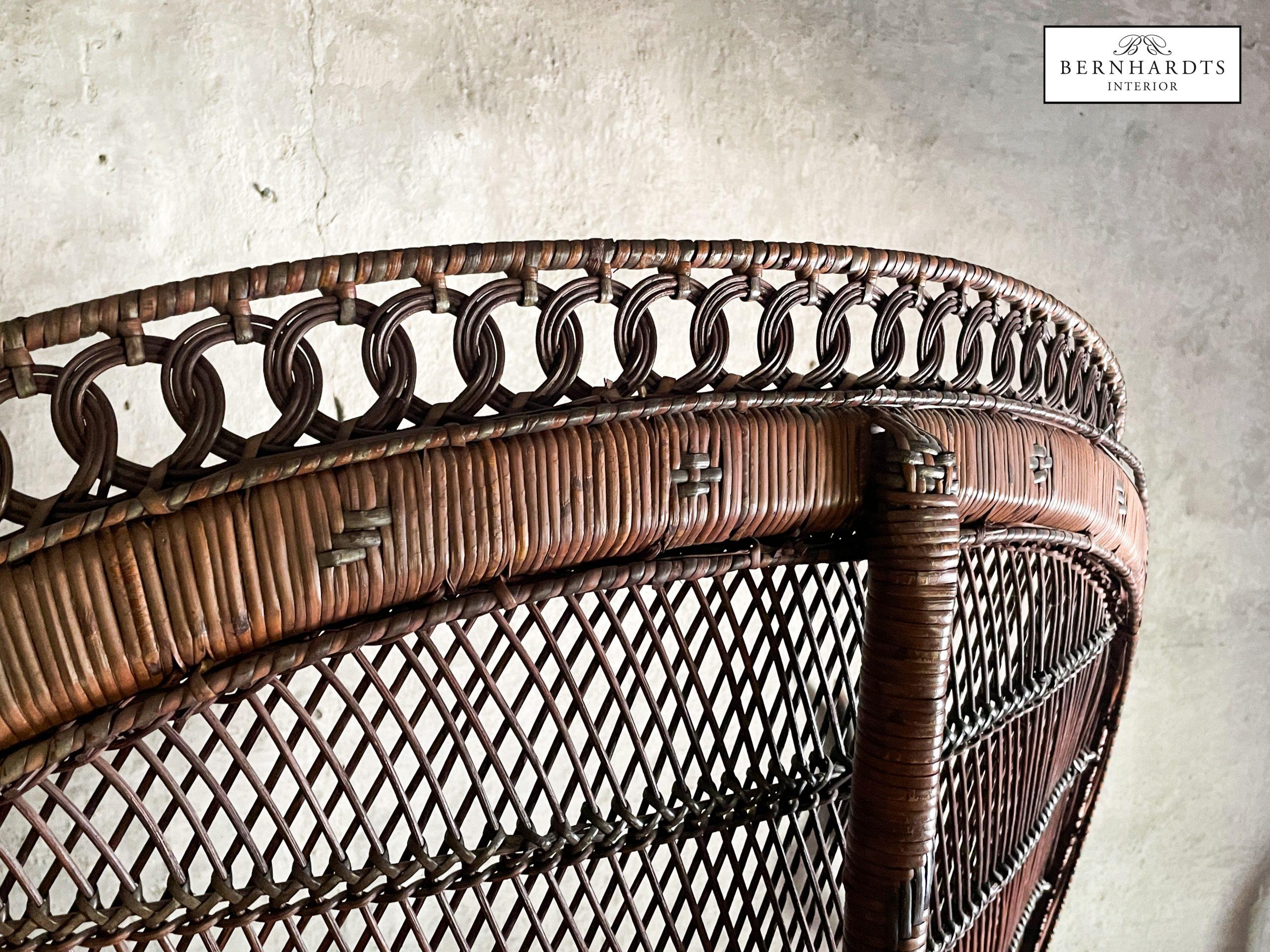 Pfauenthron, Rattansessel _Bernhardts Interior