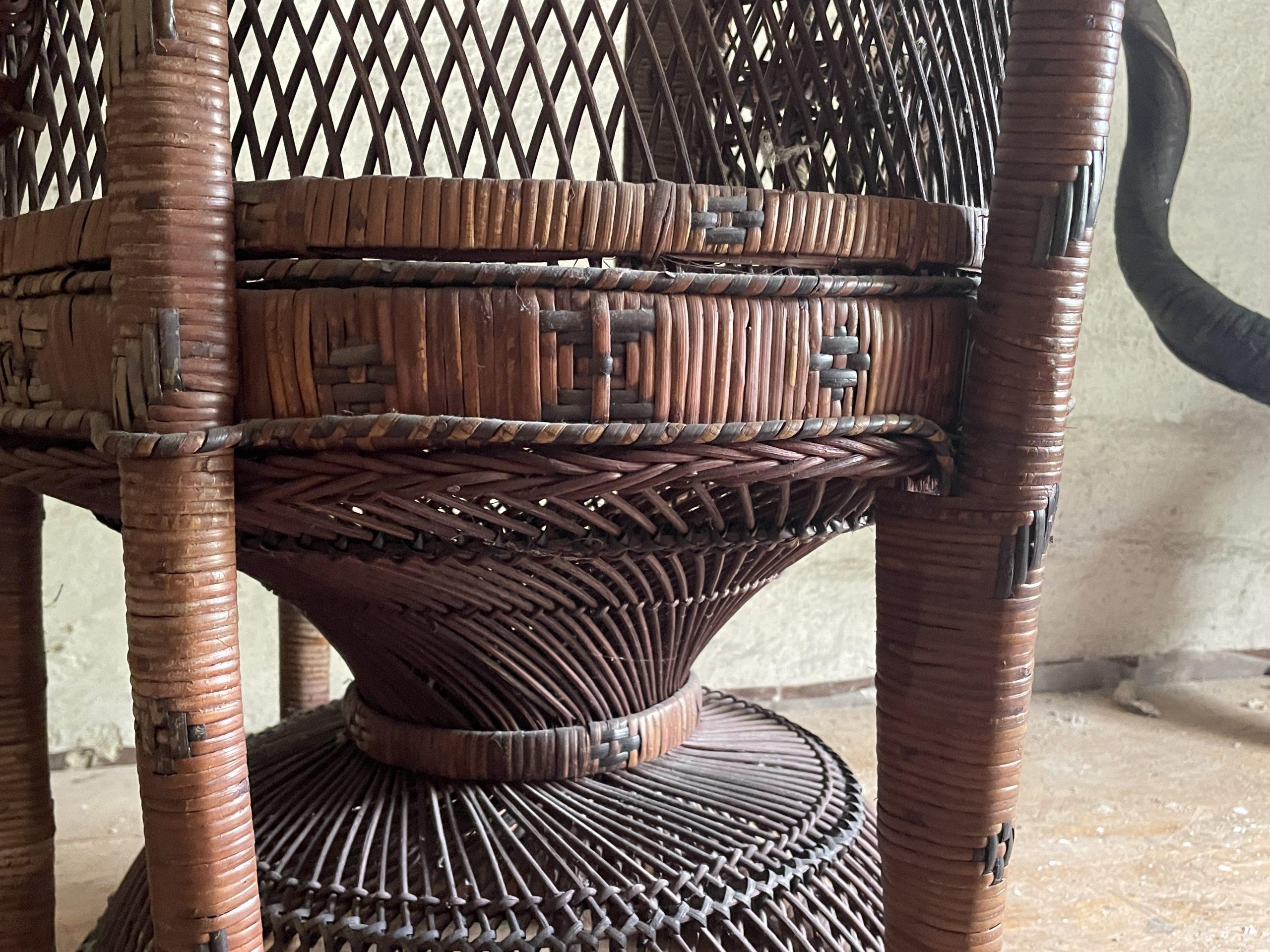 Pfauenthron, Rattansessel _Bernhardts Interior