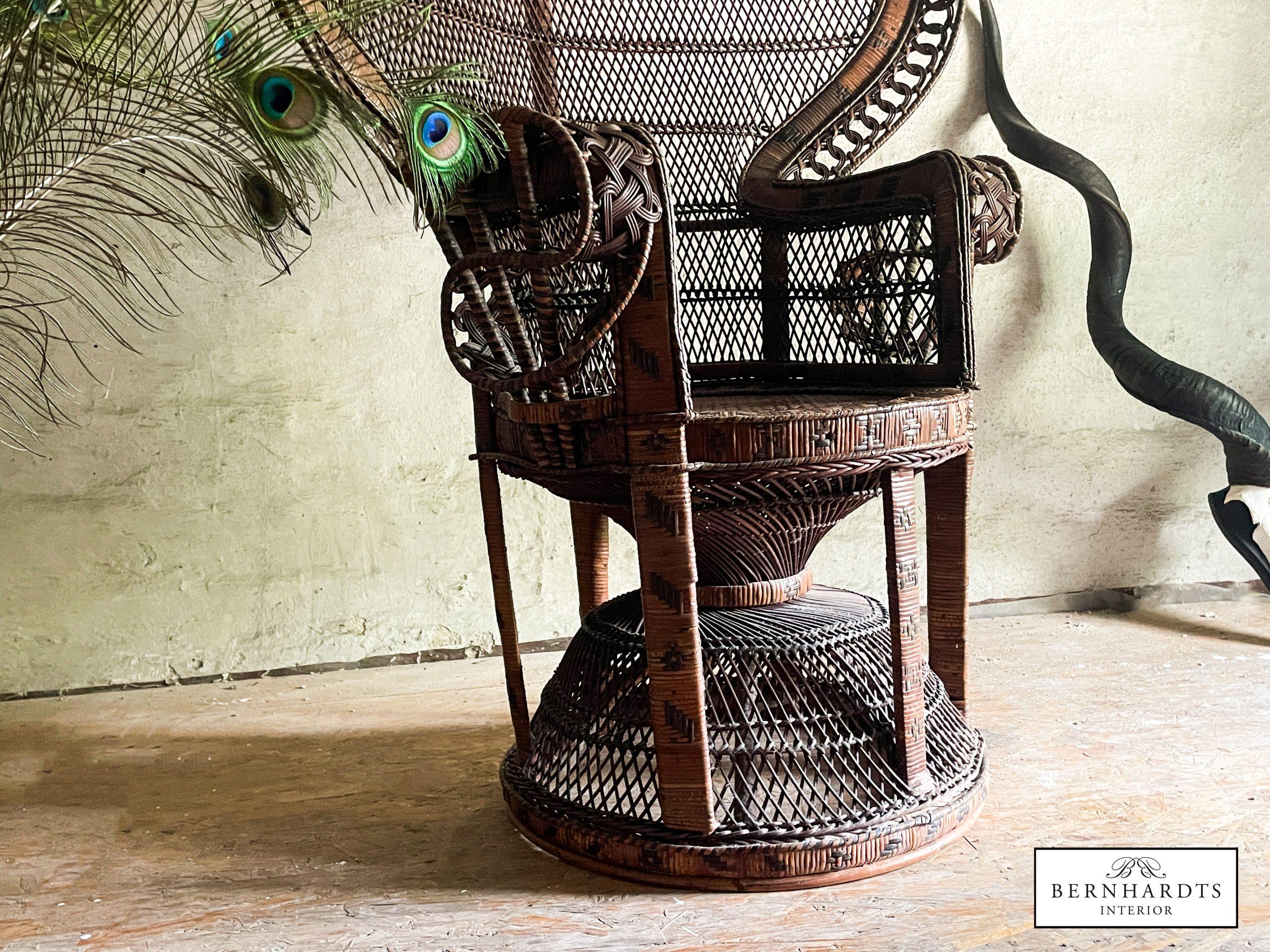 Pfauenthron, Rattansessel _Bernhardts Interior