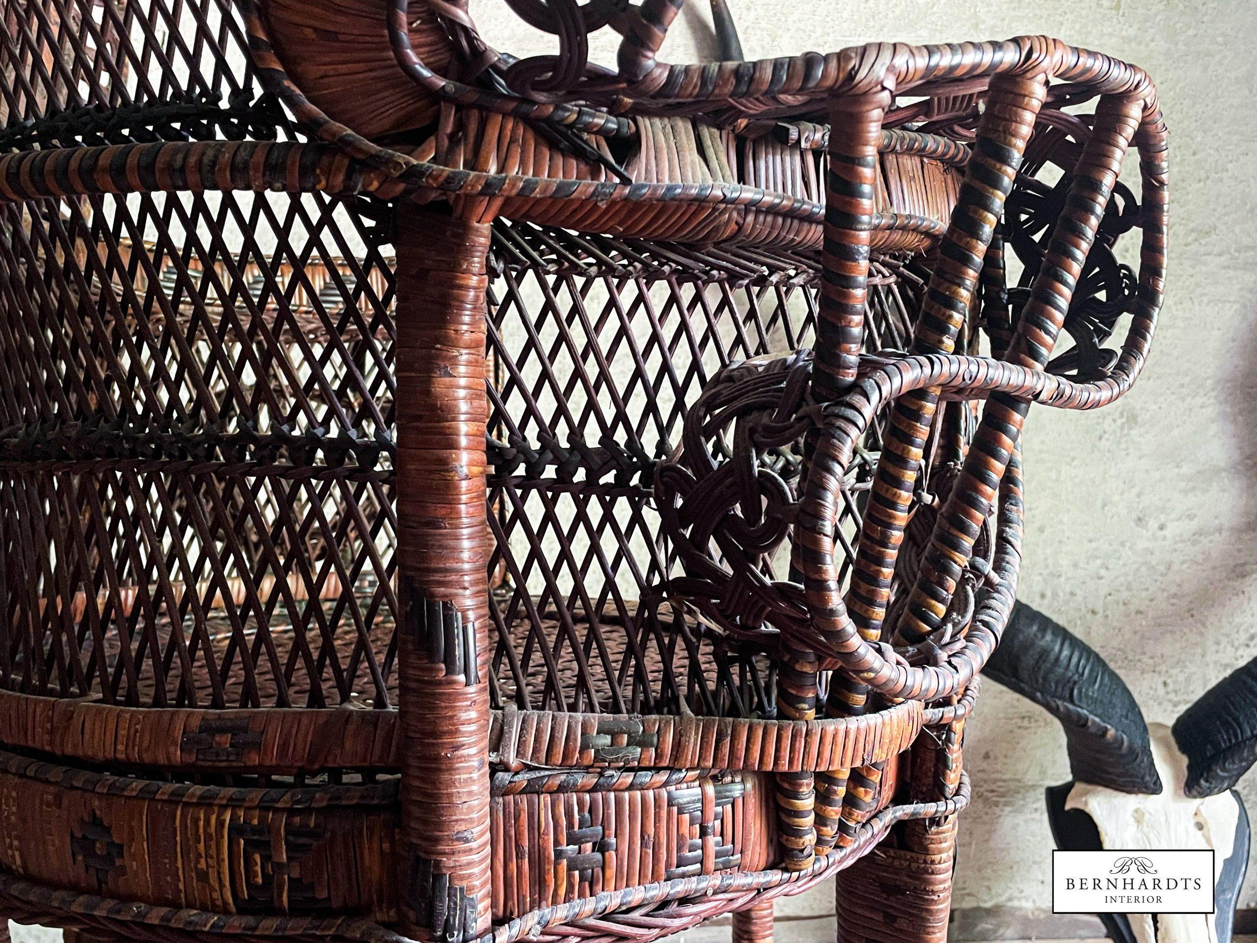 Pfauenthron, Rattansessel _Bernhardts Interior