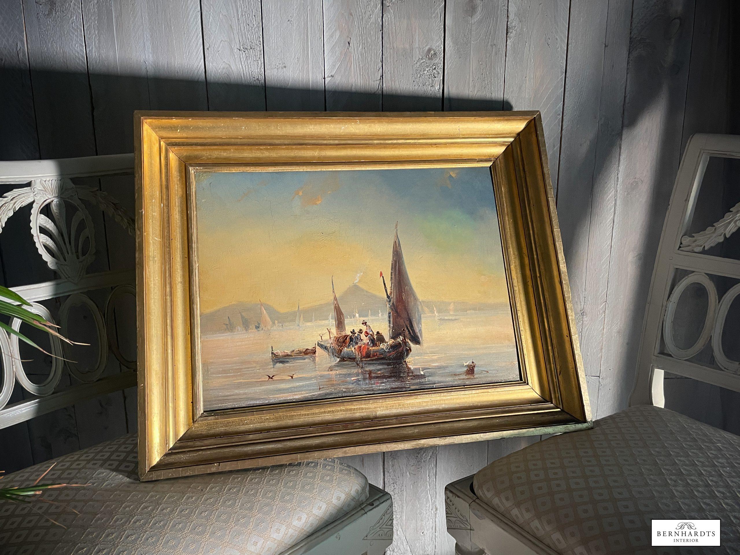 Antikes Gemälde_ Bernhardts Interior