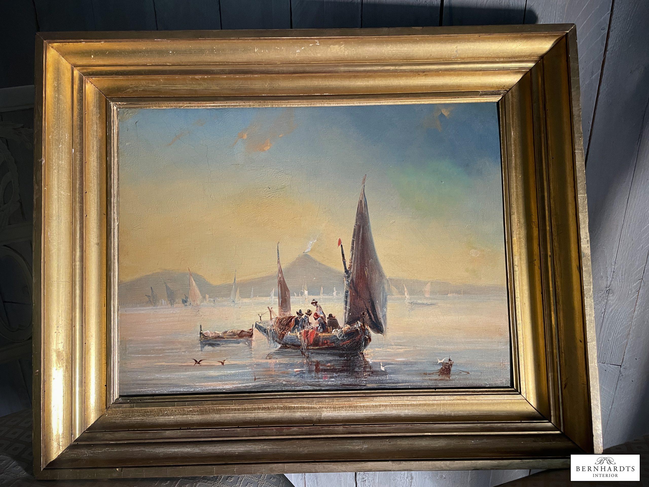 Antikes Gemälde_ Bernhardts Interior