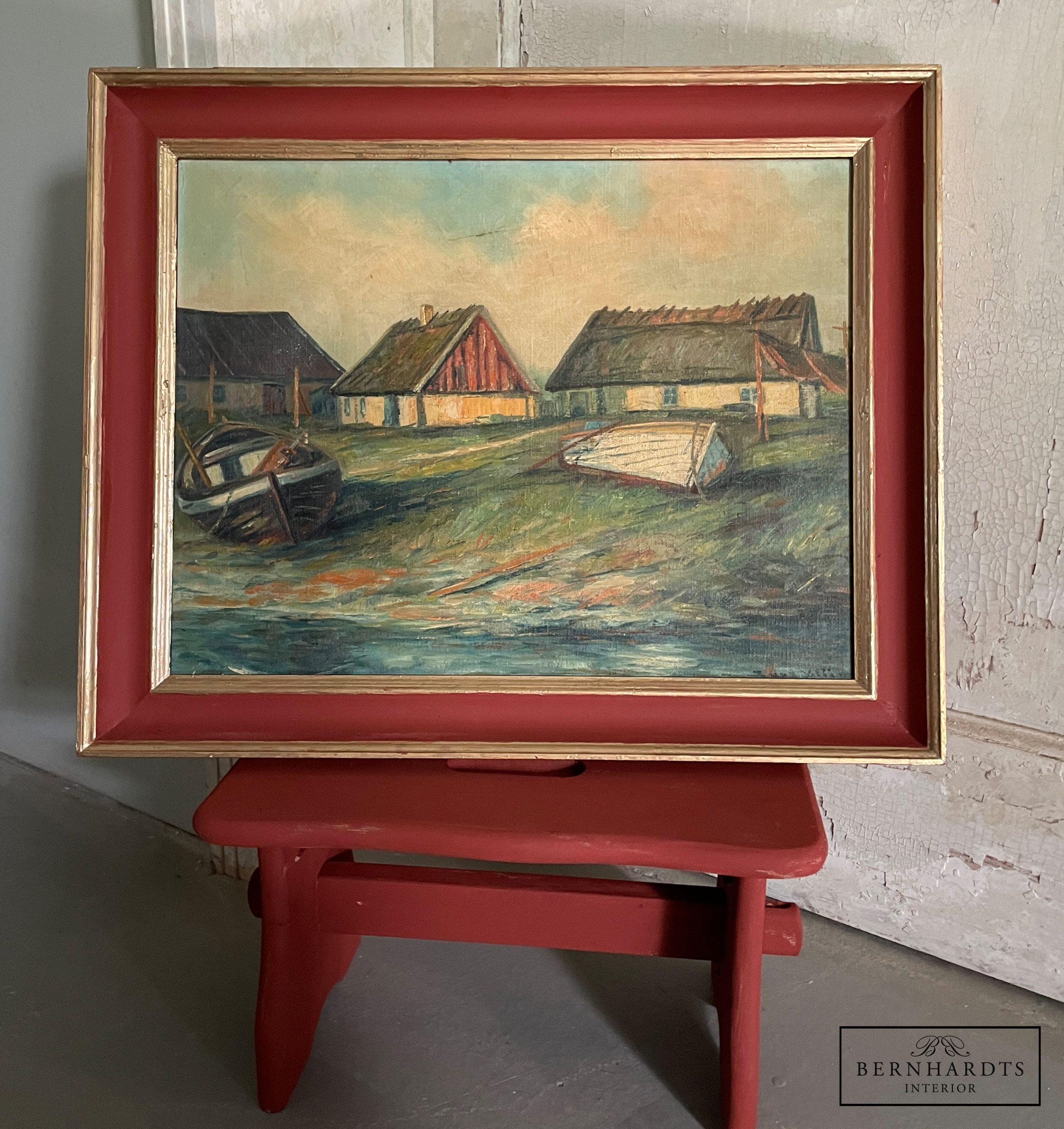 Antikes Ölgemälde_ Bernhardts Interior