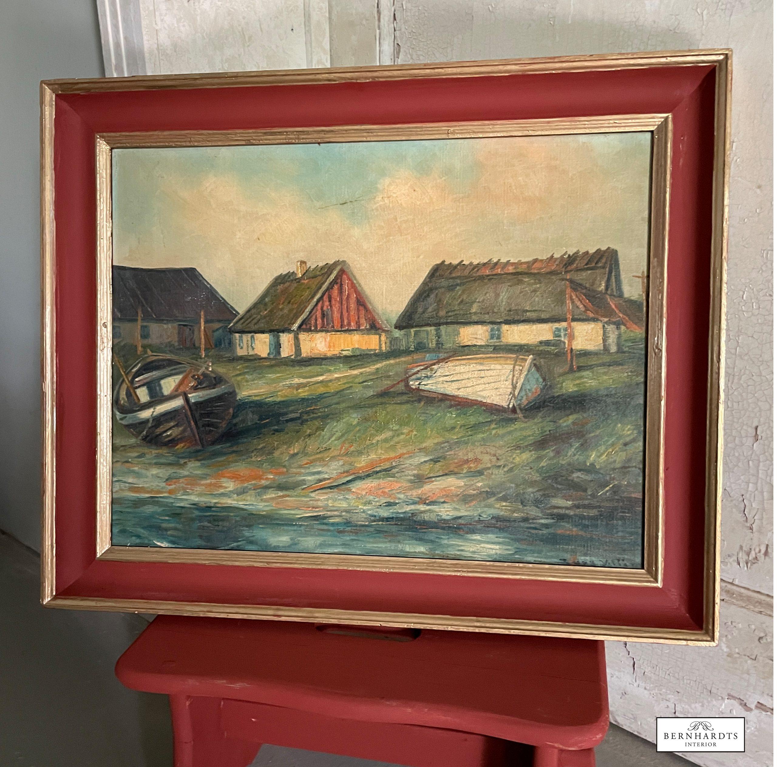 Antikes Ölgemälde_ Bernhardts Interior