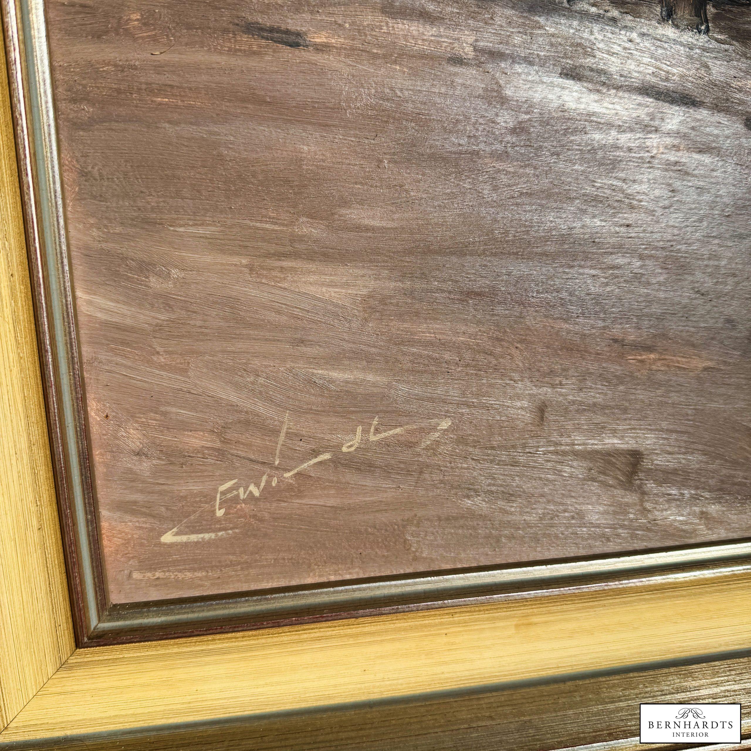 Edgar Wint Gemälde_ Wattenmeer Husum_Bernhardts Interior