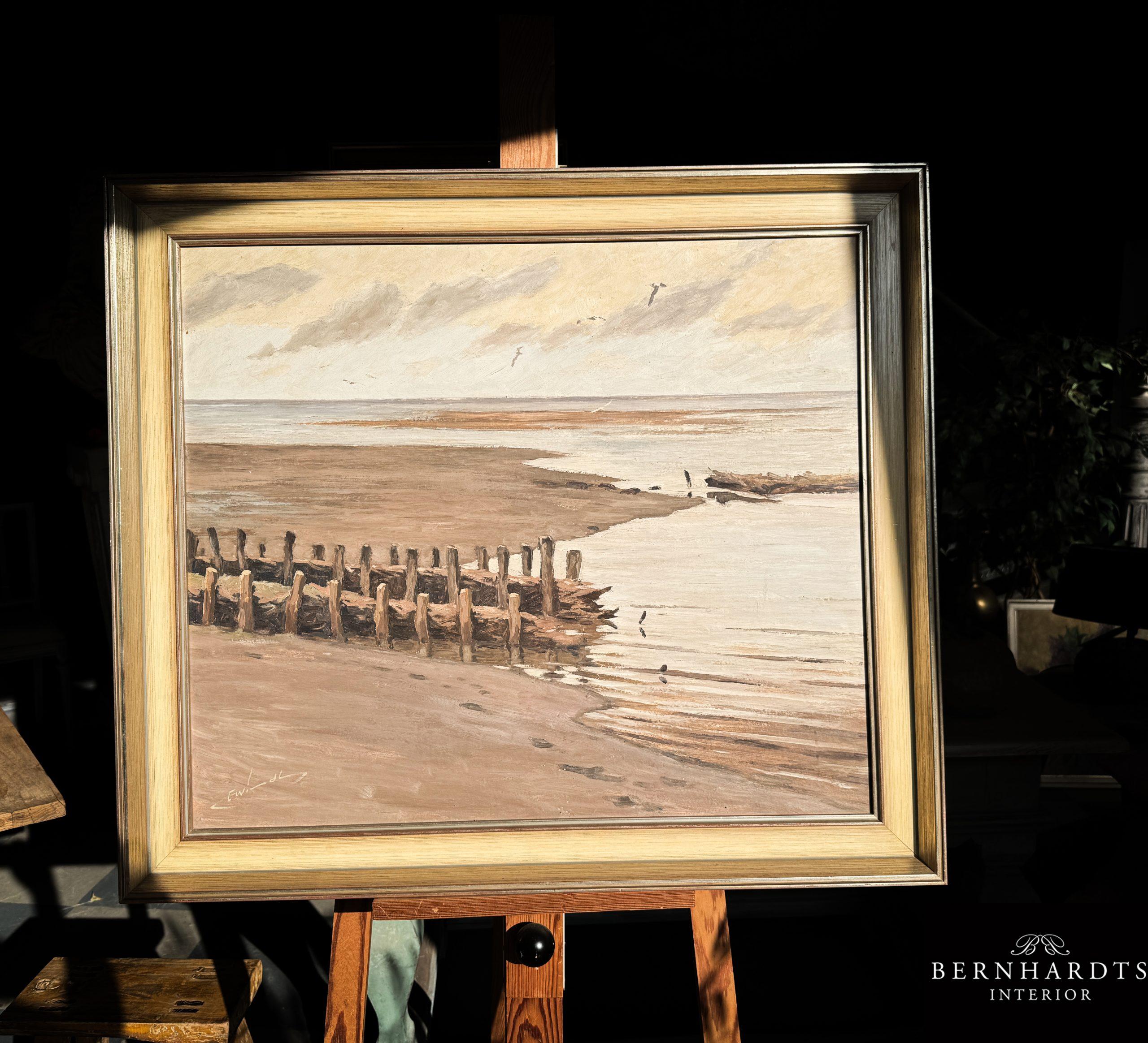 Edgar Wint Gemälde_ Wattenmeer Husum_Bernhardts Interior