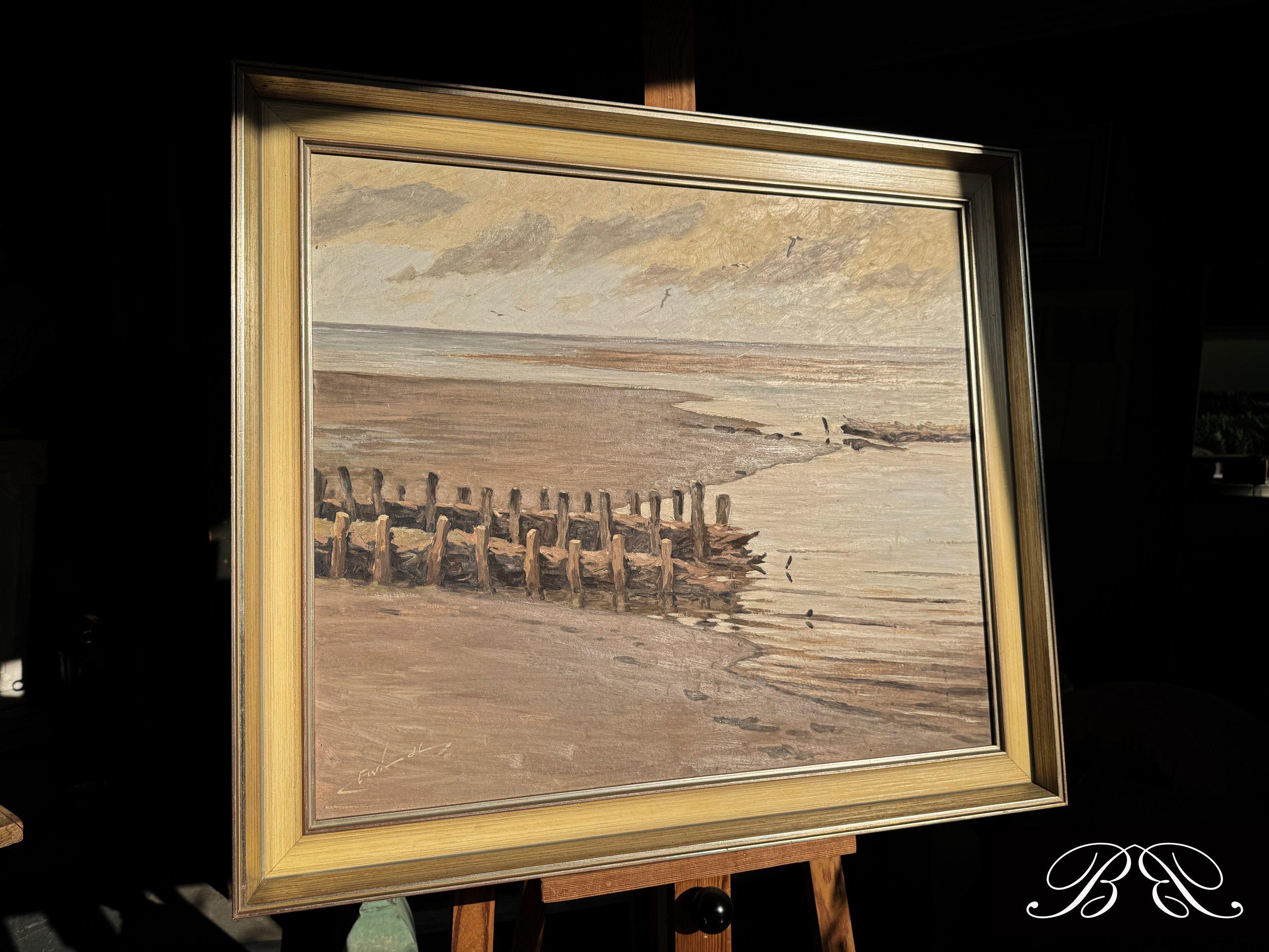 Edgar Wint Gemälde_ Wattenmeer Husum_Bernhardts Interior