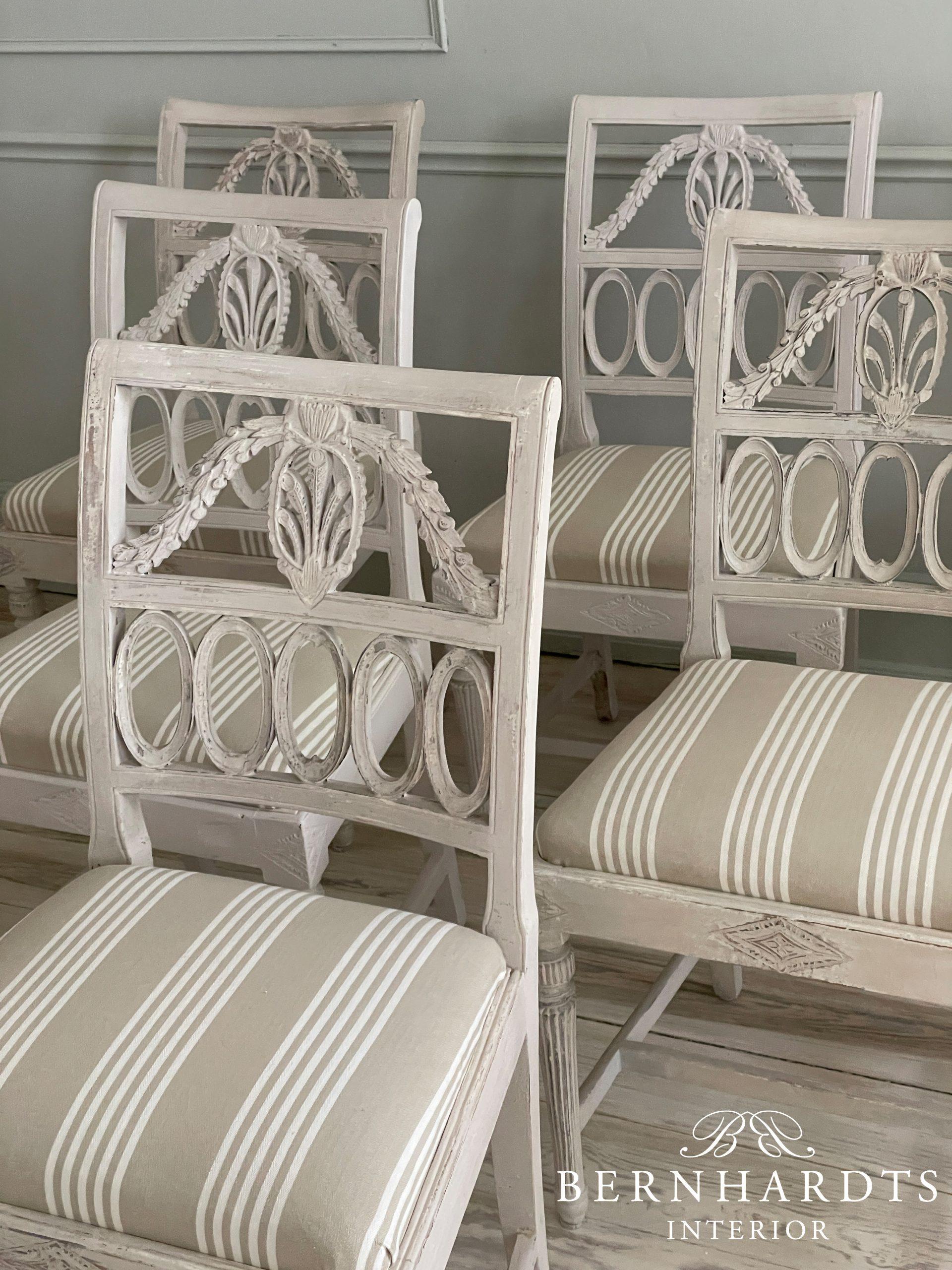 Gustavinische Stühle_ Bernhardts Interior