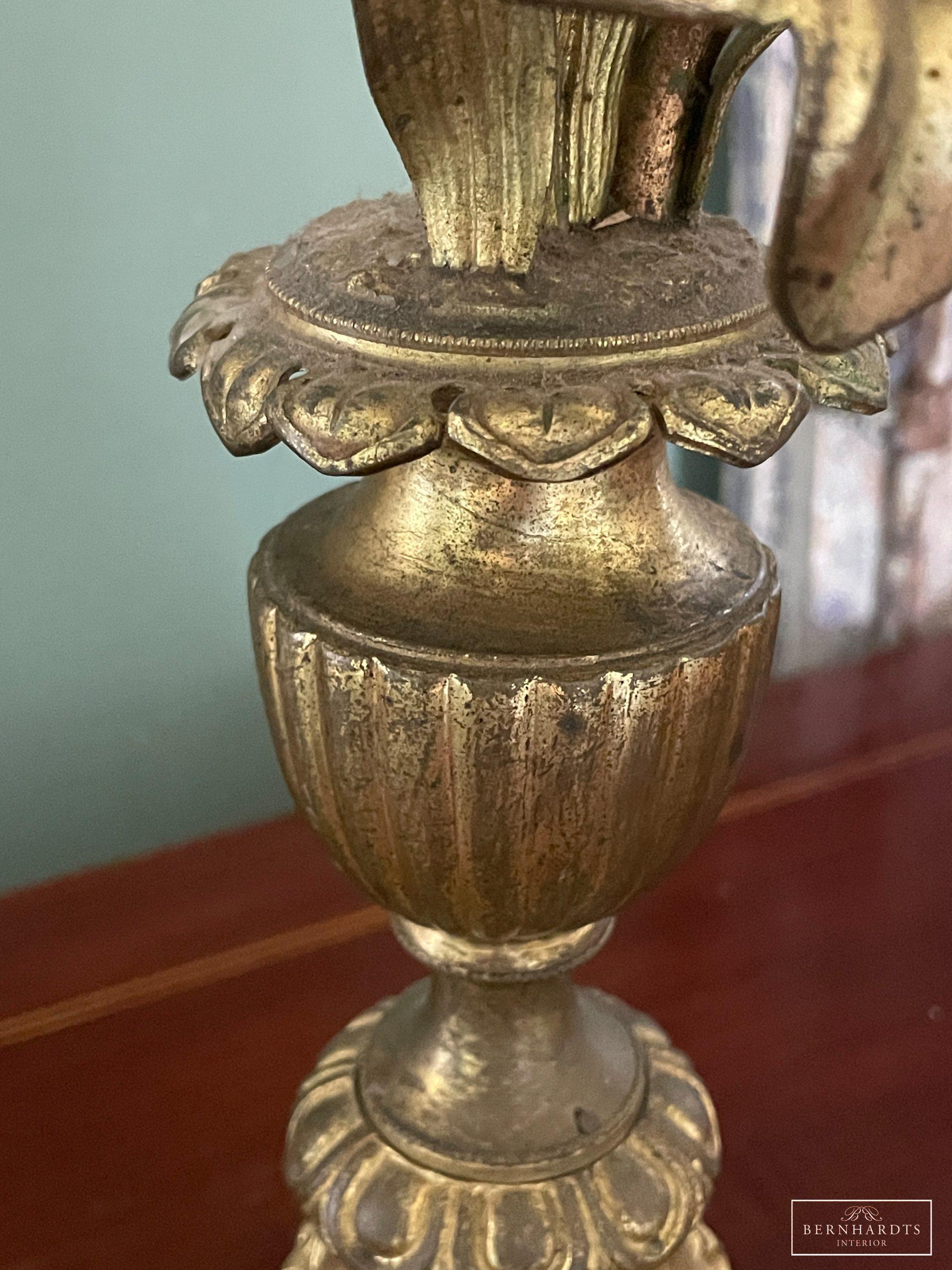 Französische Altarleucher Bronze_ Bernhardts Interior