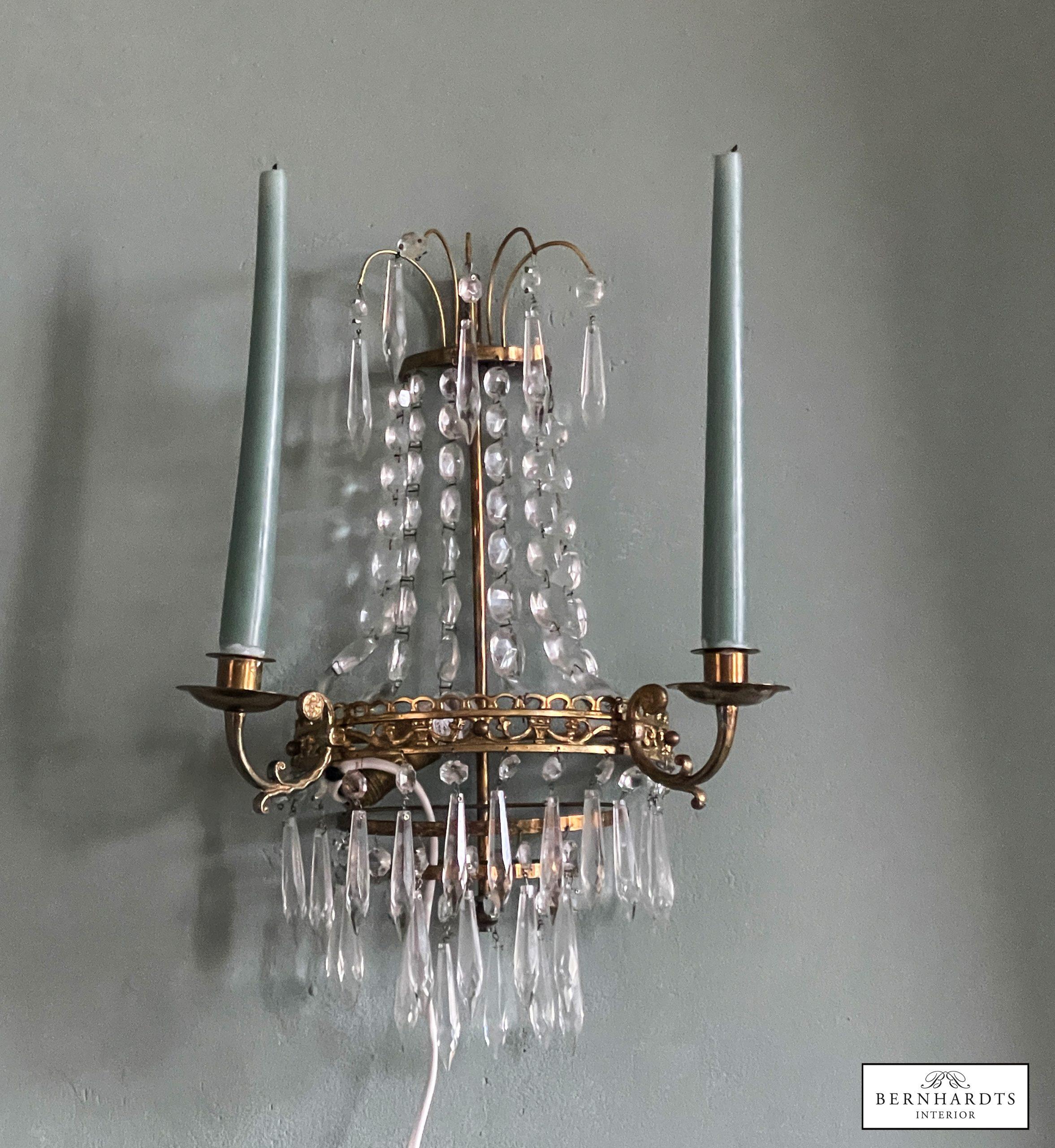 Gustavianische Wandlüster_ Bernhardts Interior