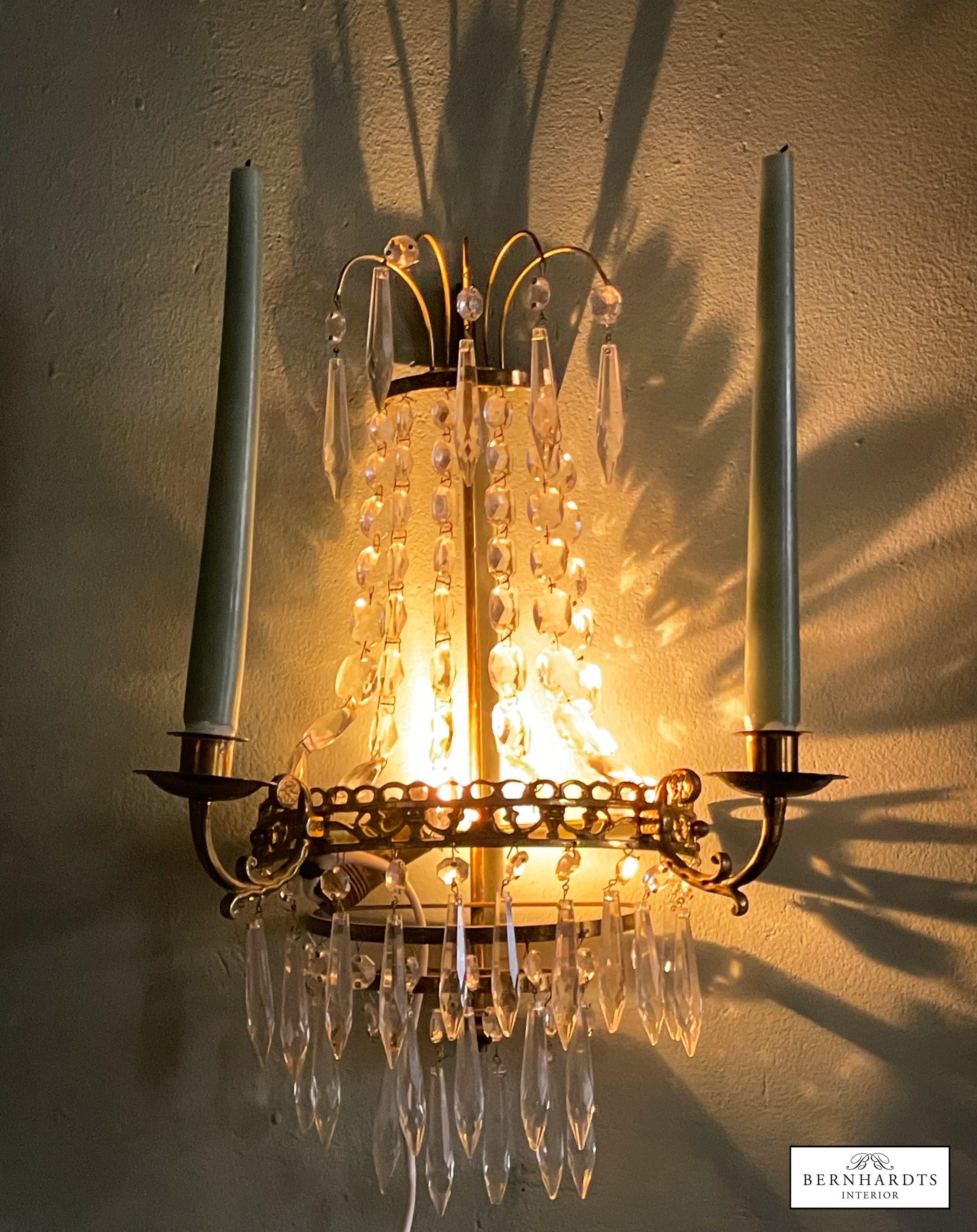 Gustavianische Wandlüster_ Bernhardts Interior