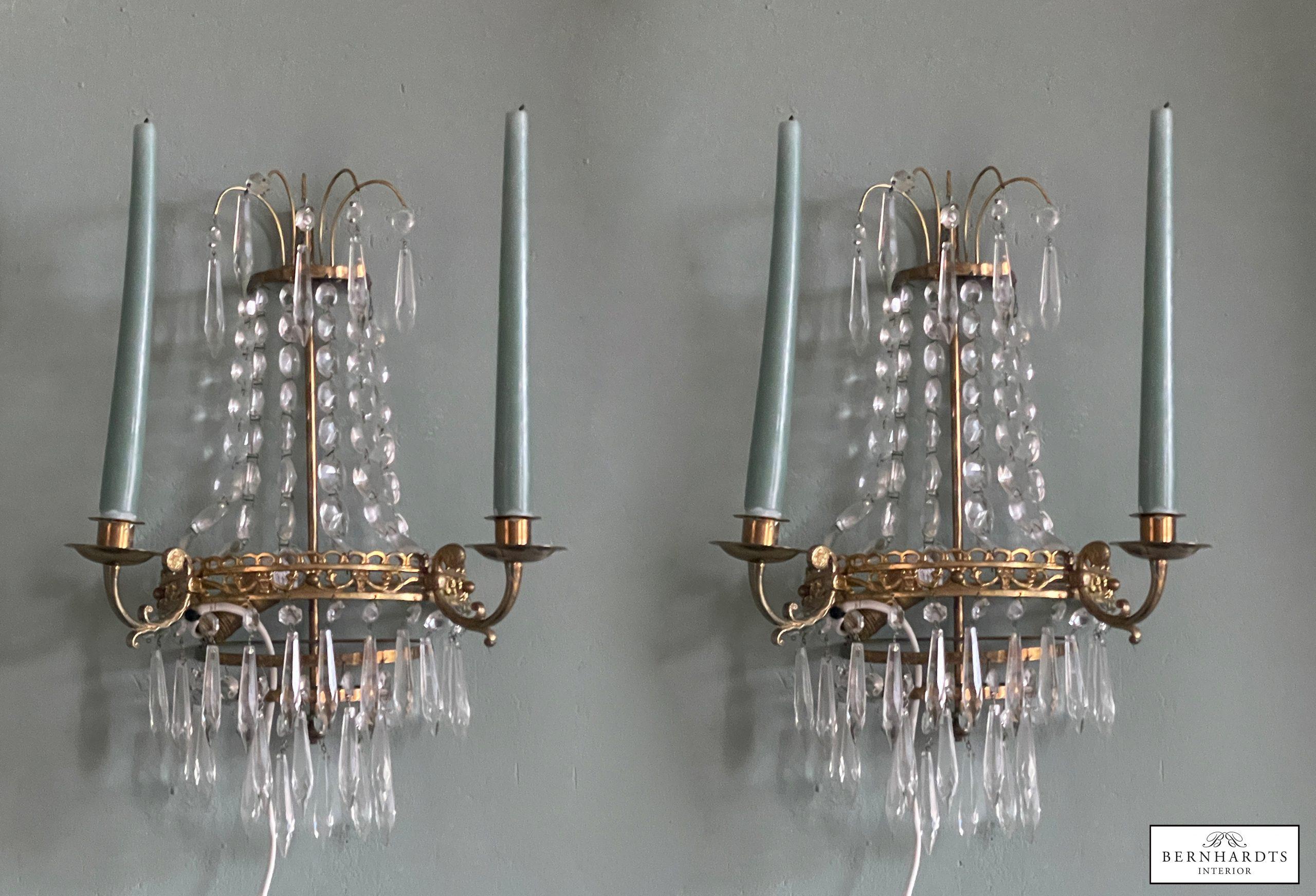 Gustavianische Wandlüster_ Bernhardts Interior