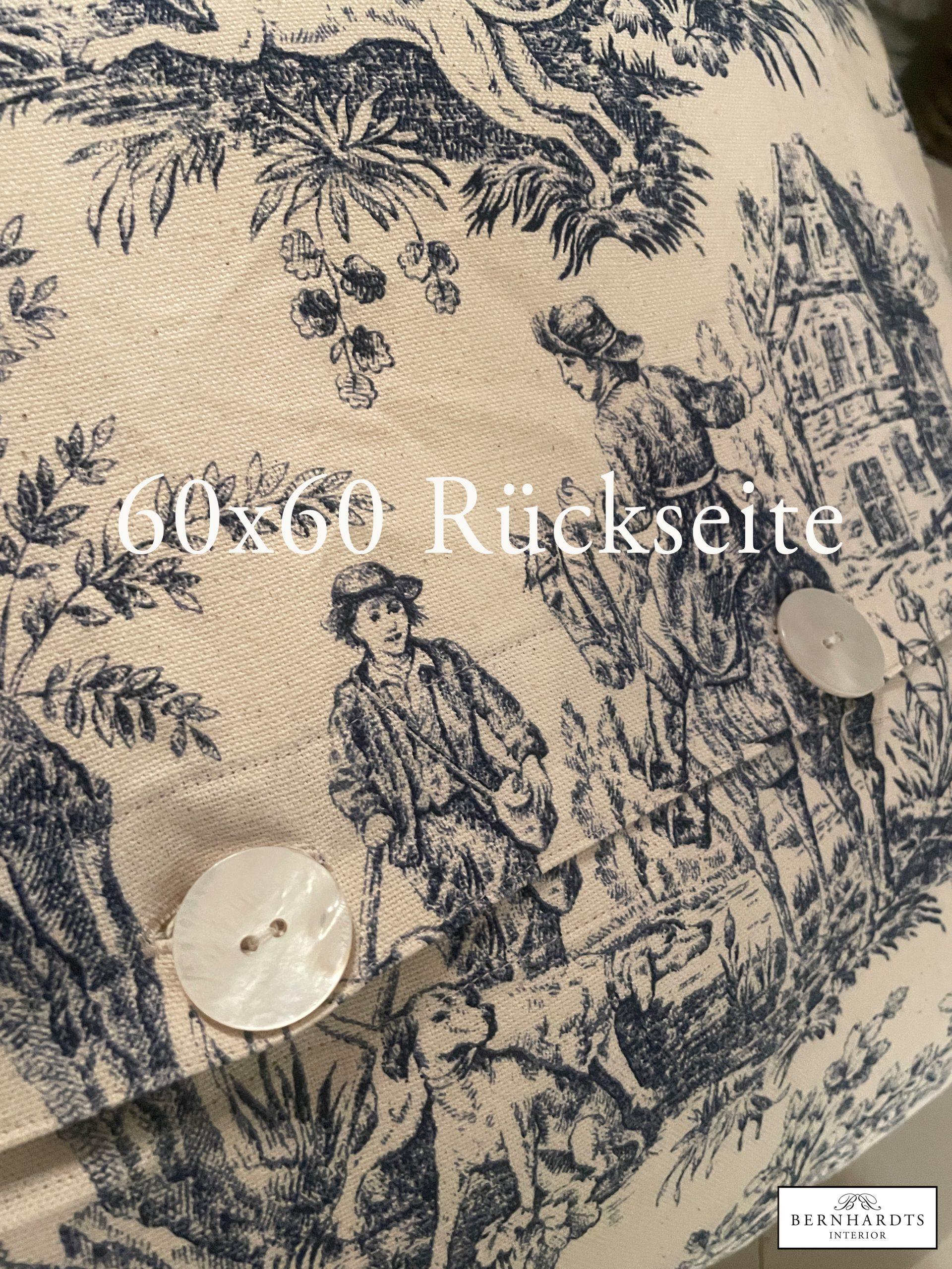 Toile de Jouy Kissen 60x60 Bernhardts Interior