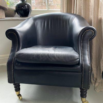 Vintage Ledersessel_ Bernhardts Interior