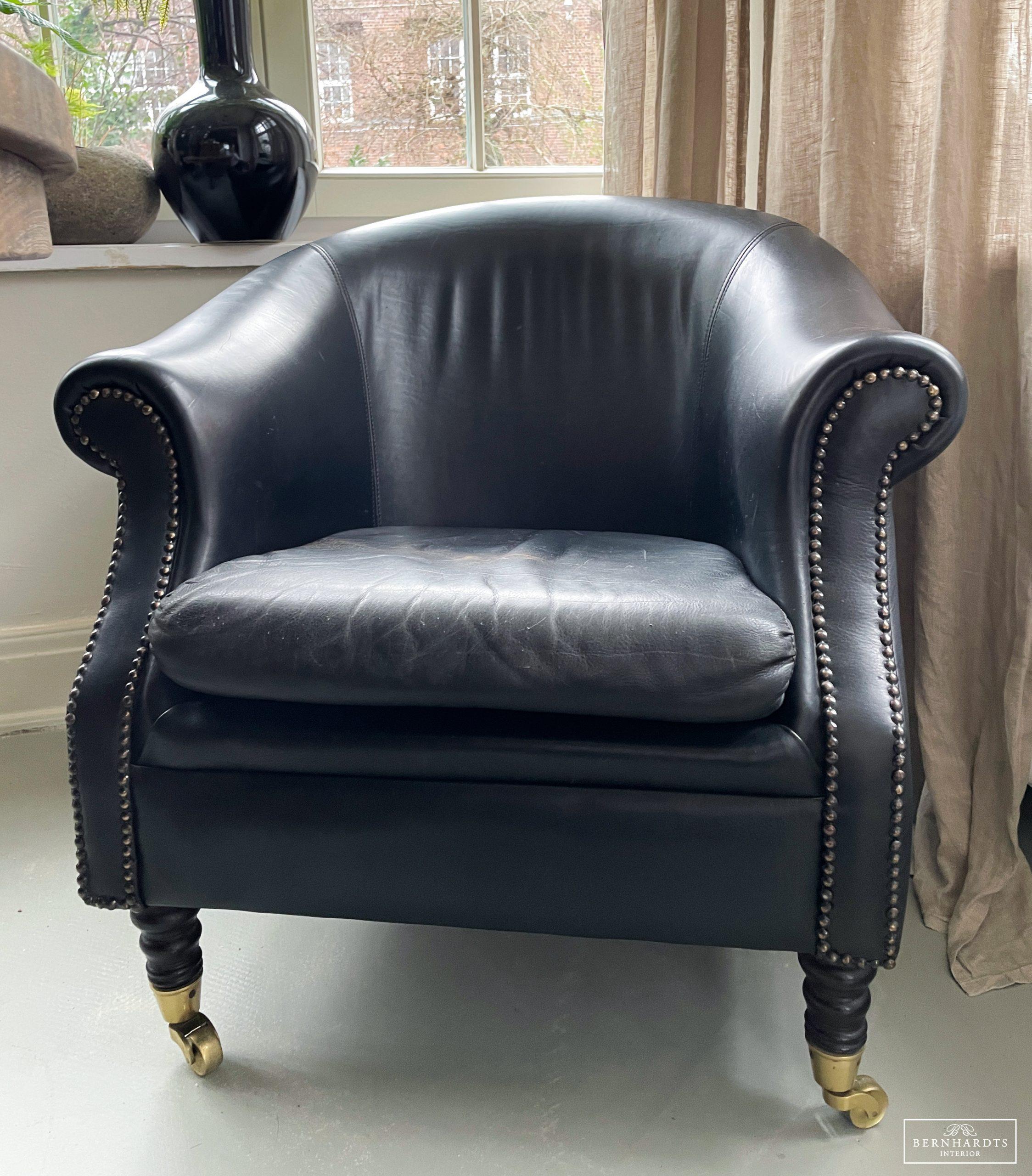 Vintage Ledersessel_ Bernhardts Interior