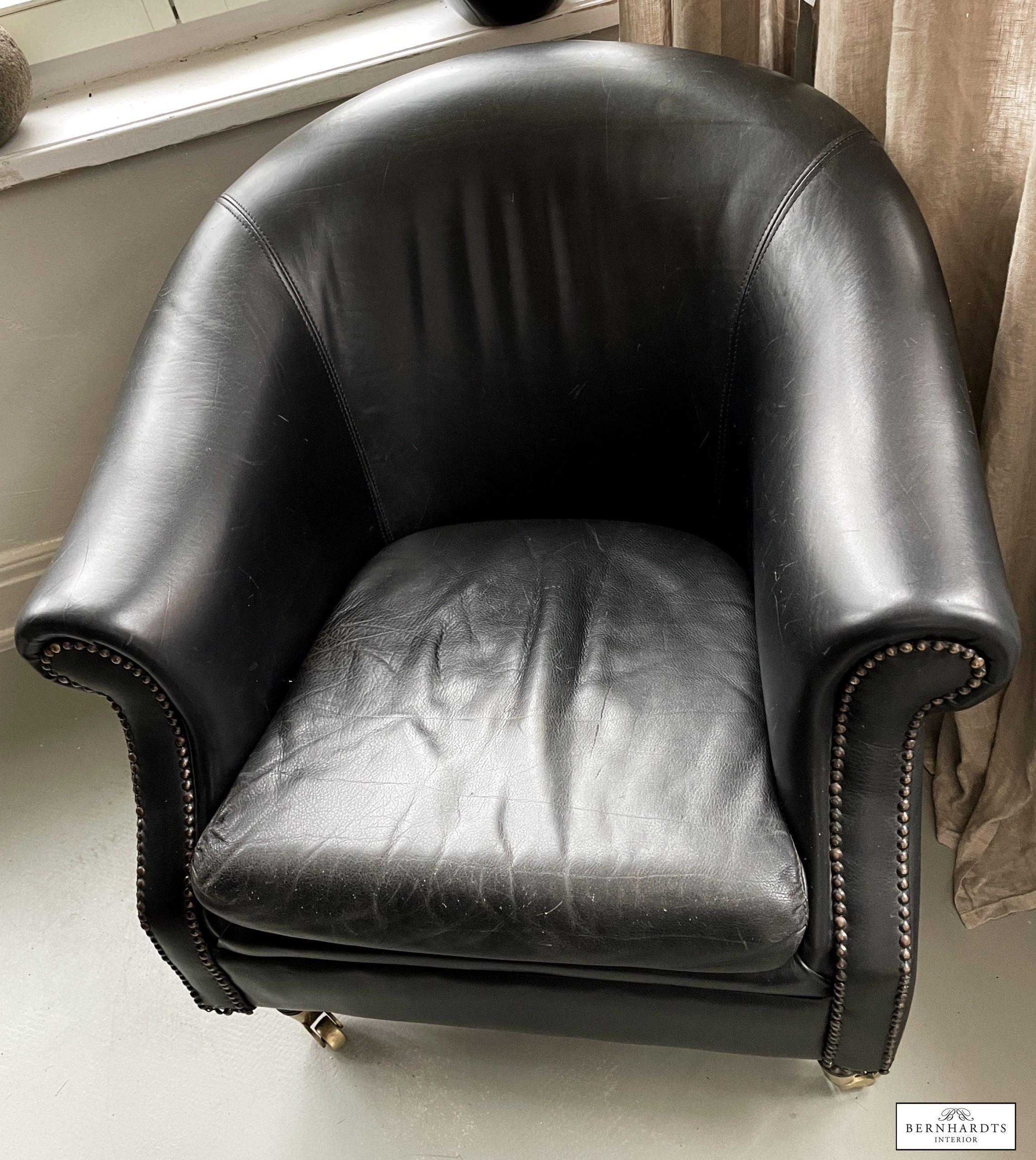 Vintage Ledersessel_ Bernhardts Interior