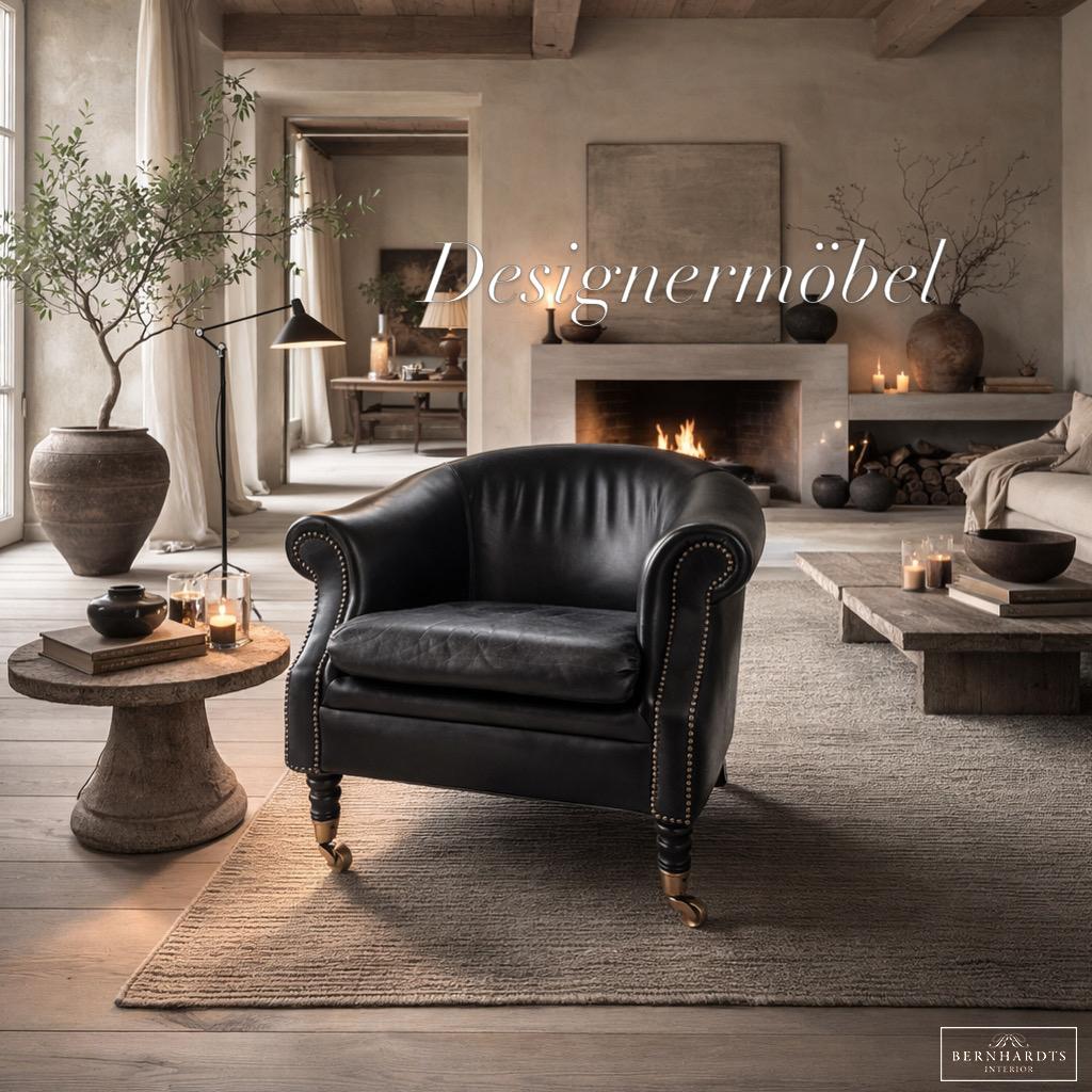 Vintage Ledersessel_ Bernhardts Interior