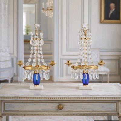 Gustavianische Tischleuchterpaar_ Bernhardts Interior