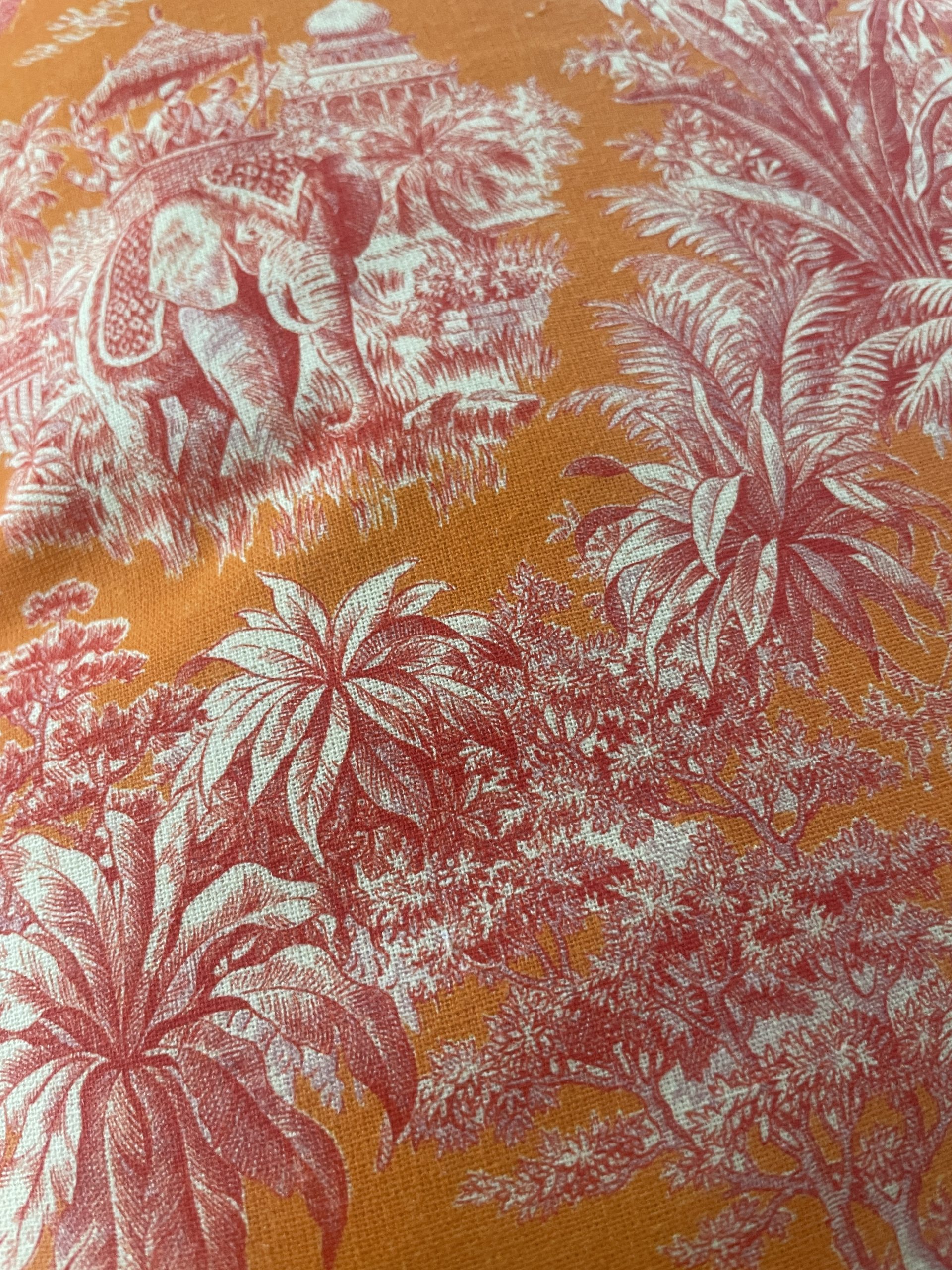 Toile de Jouy Orange_ Bernhardts Interior