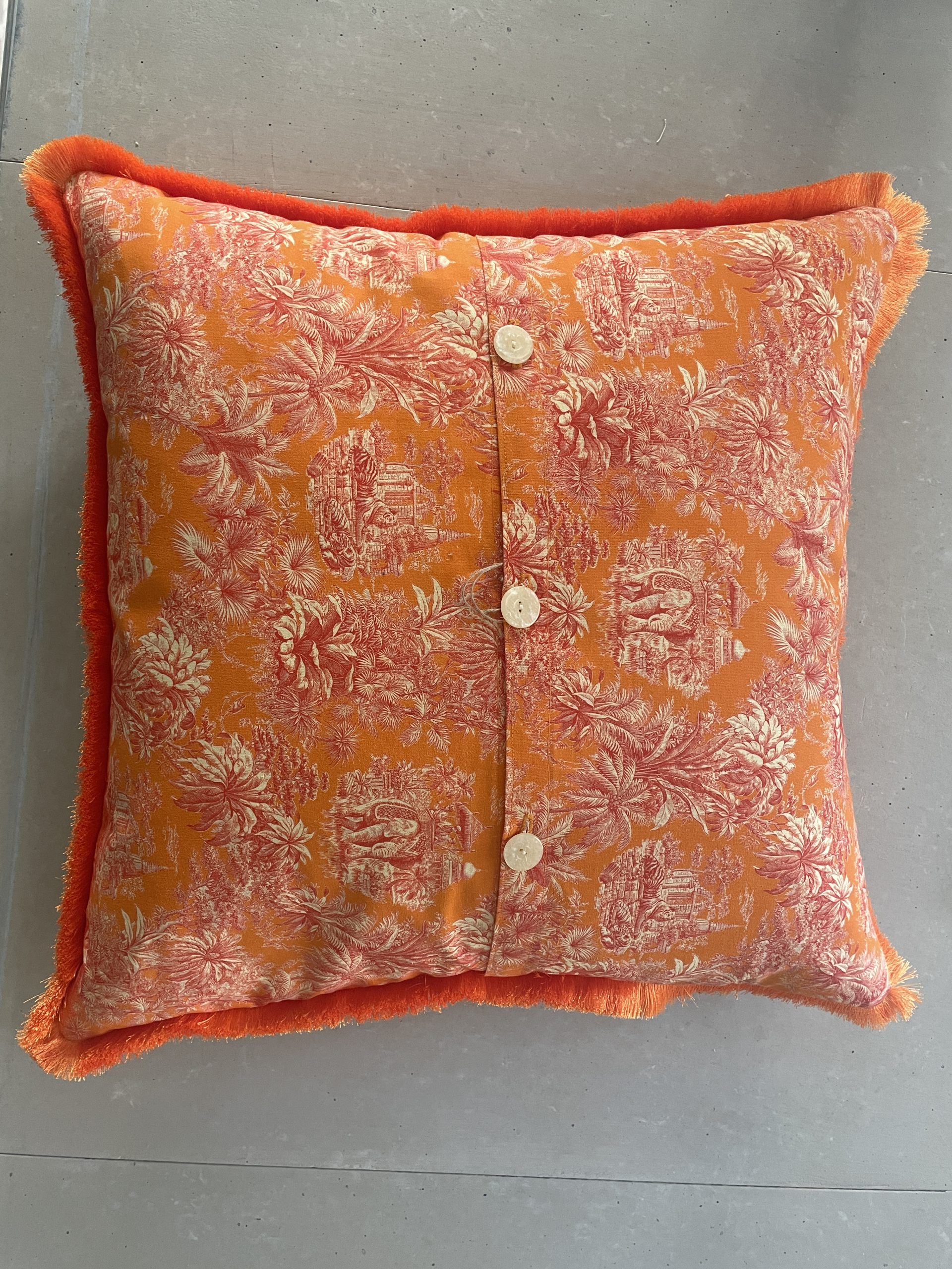 Toile de Jouy Orange_ Bernhardts Interior