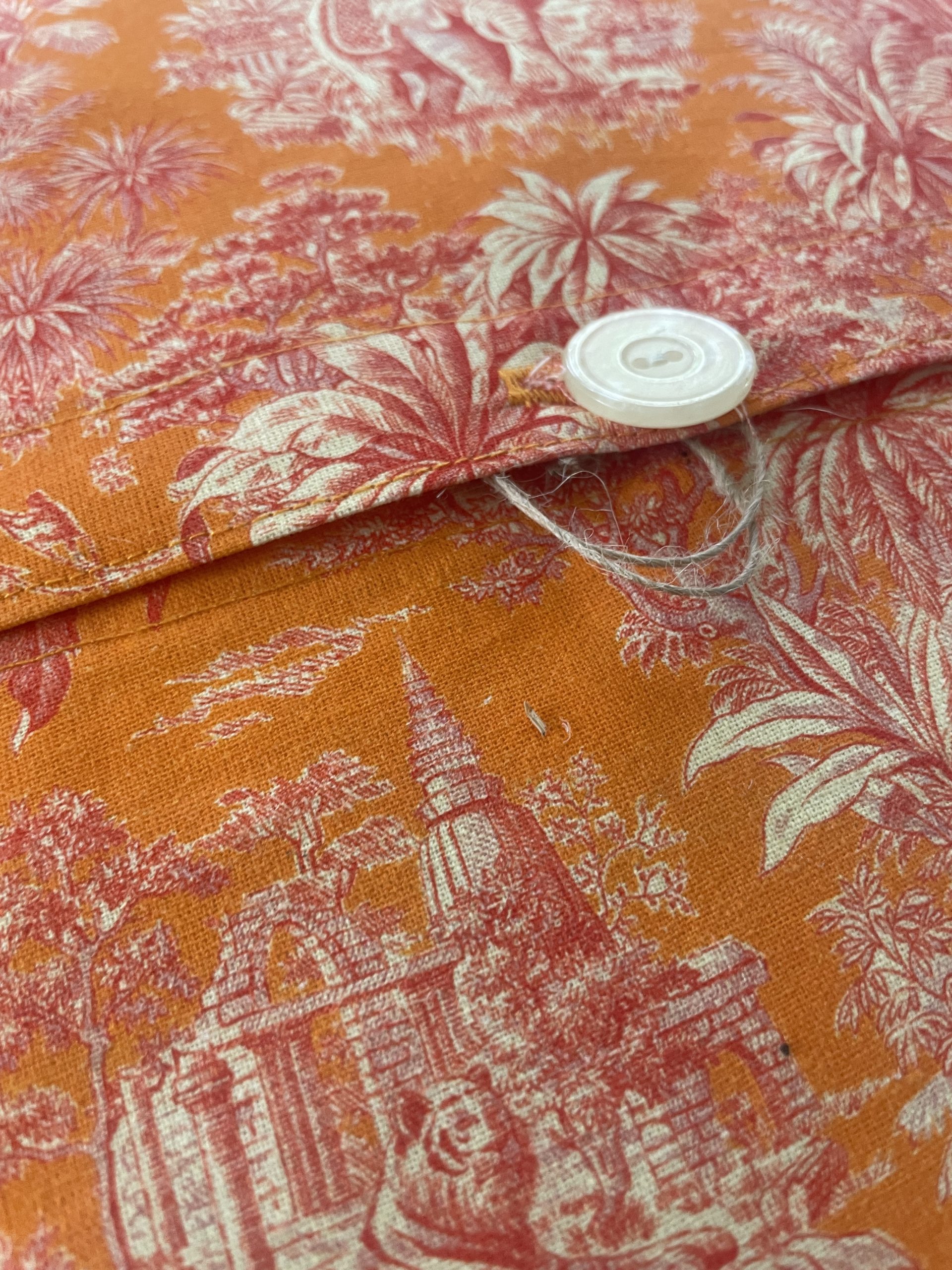 Toile de Jouy Orange_ Bernhardts Interior